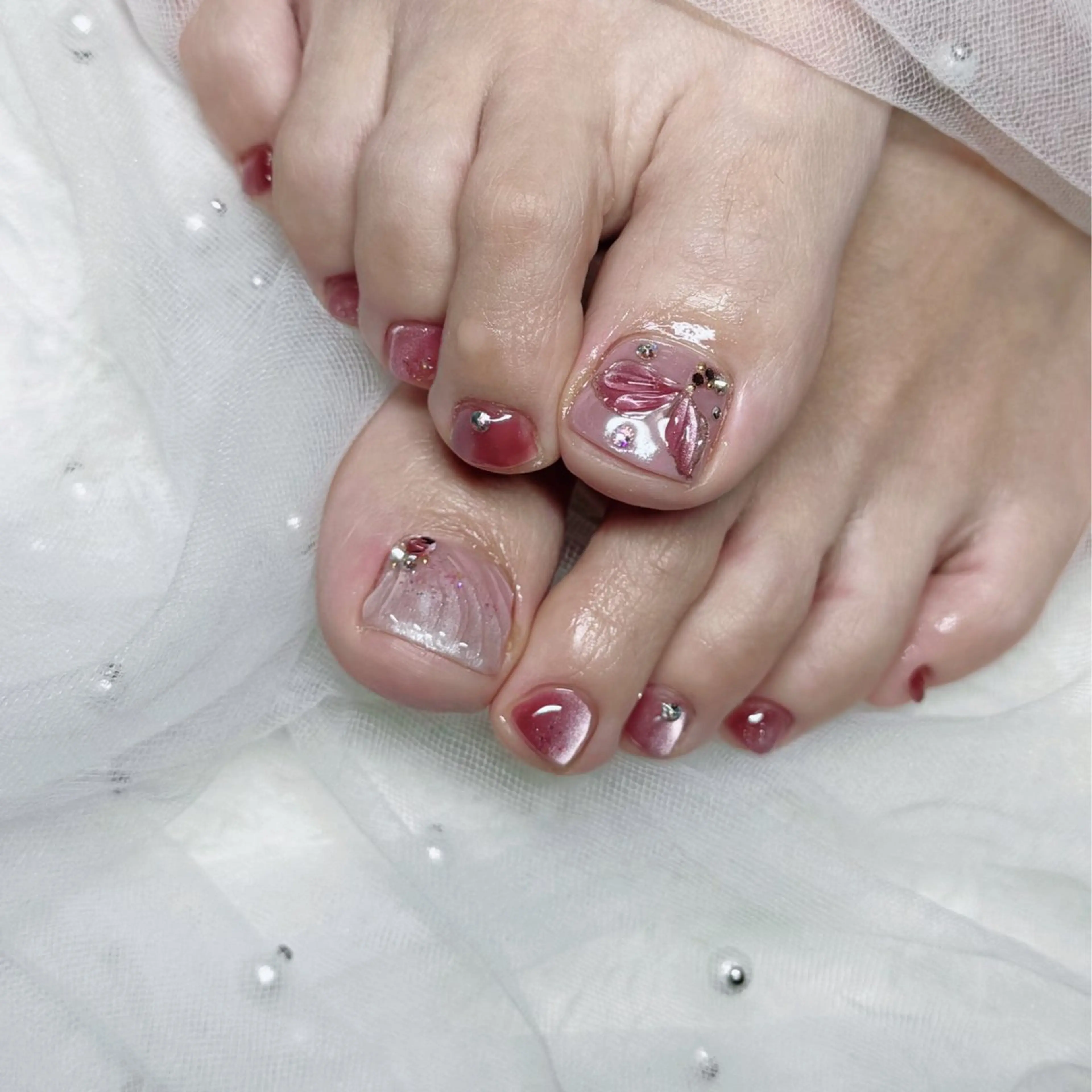 ネイル フットネイル Ribbon 佐野店のネイルデザイン