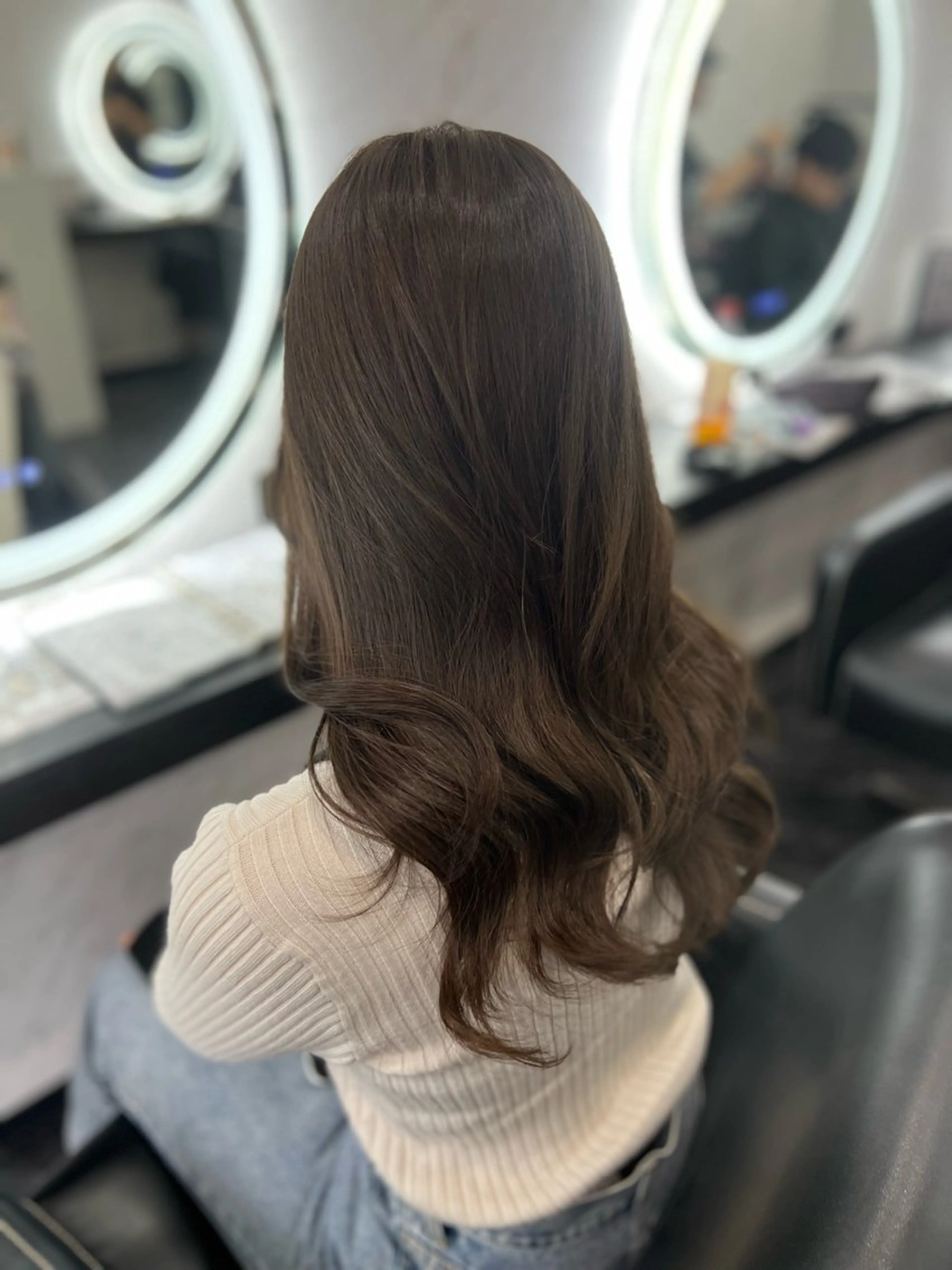 ロング 山北 優姫のヘアスタイル