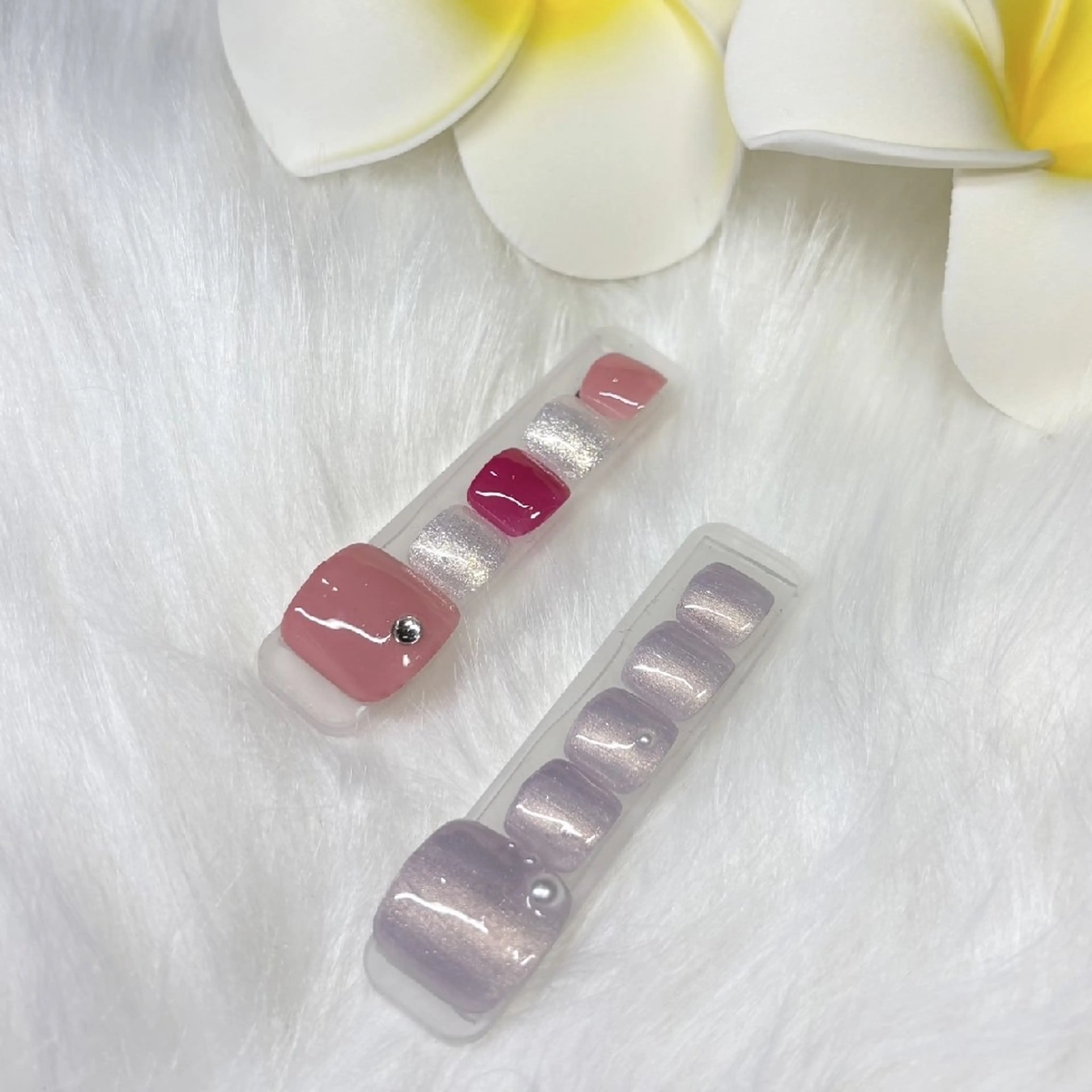 ネイル フットネイル フットネイル 栄祝 百花のネイルデザイン