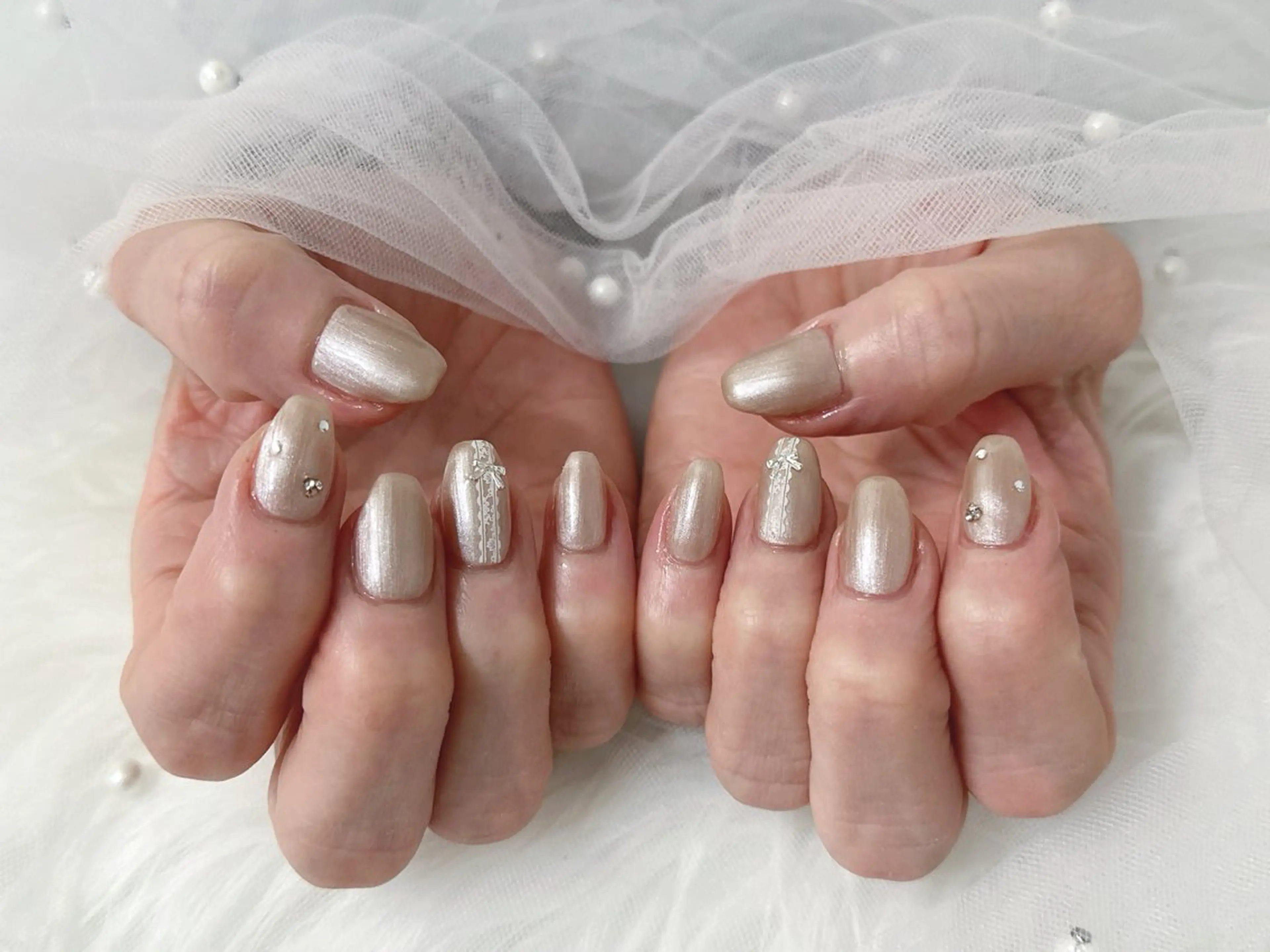 ネイル ハンドネイル 【Eclat ｴｸﾗ】nail＆beauty所属・Eclat〔ｴｸﾗ〕 MOEKA𝜗𝜚*のネイルデザイン