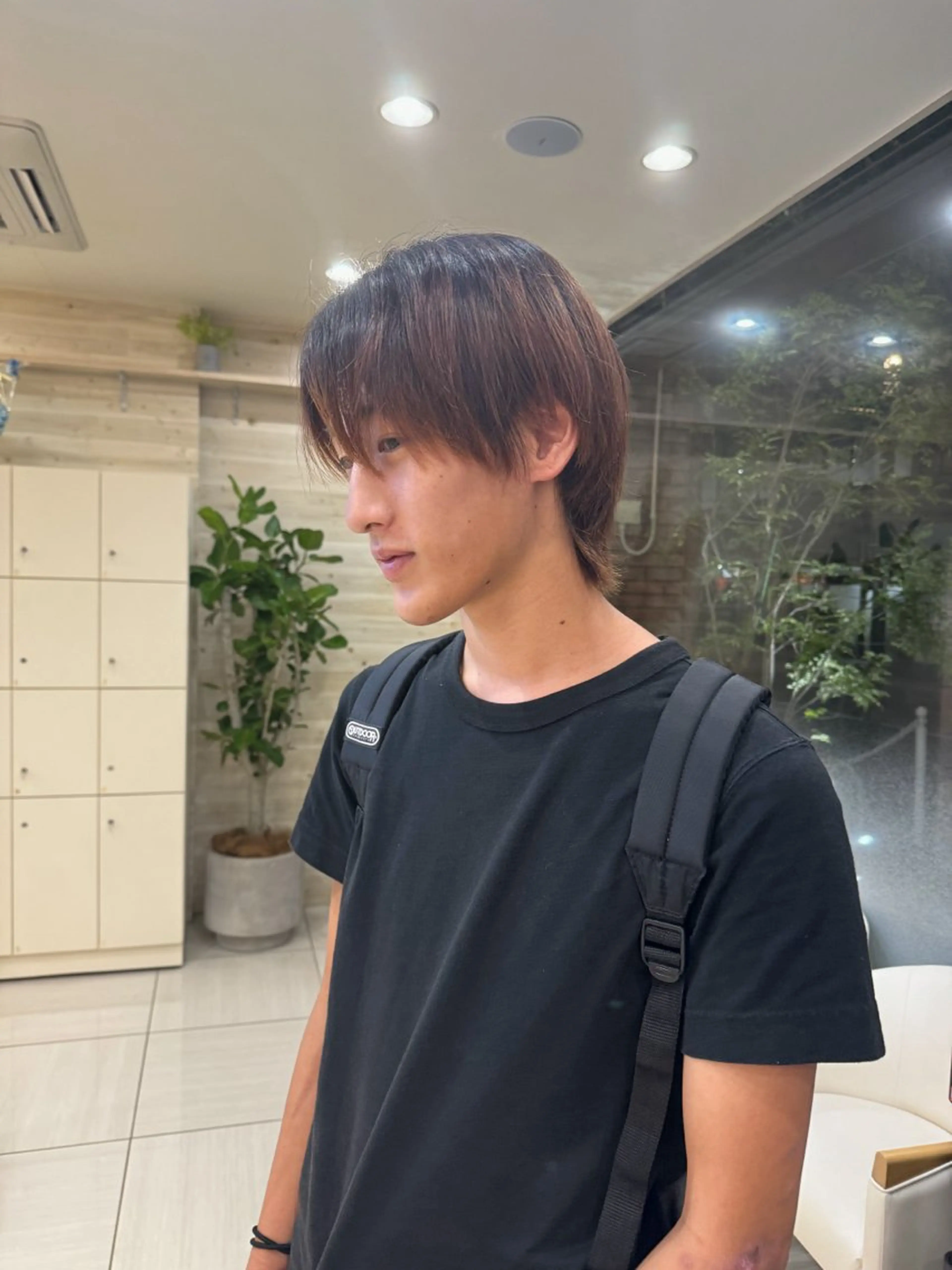 ショート パーマ メンズ メンズパーマ メンズウルフカット ウルフカット カット 縮毛矯正 Seeknext // Rukaのヘアスタイル