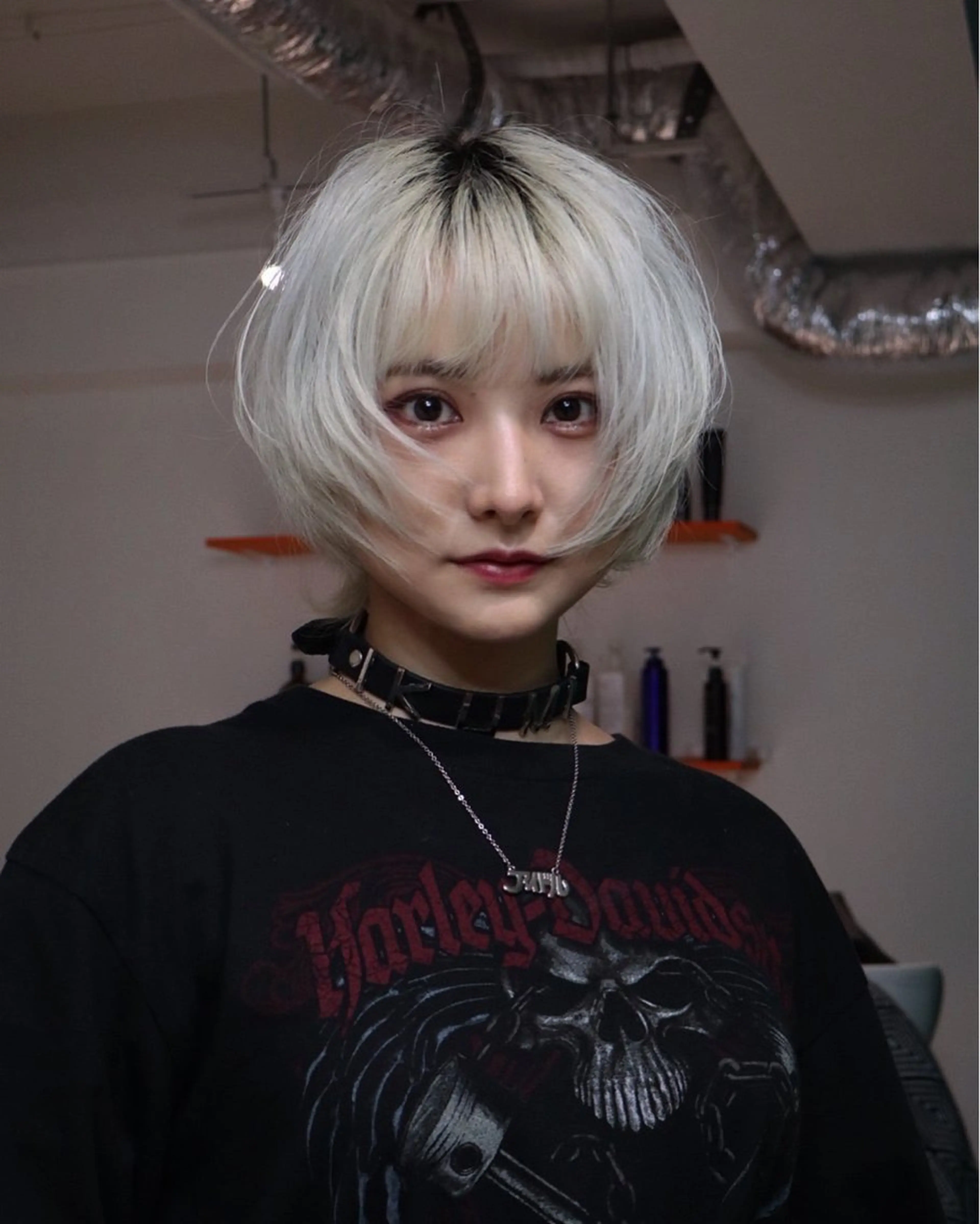 ショート カラー レイヤーカット /ハイトーンchaoのヘアスタイル