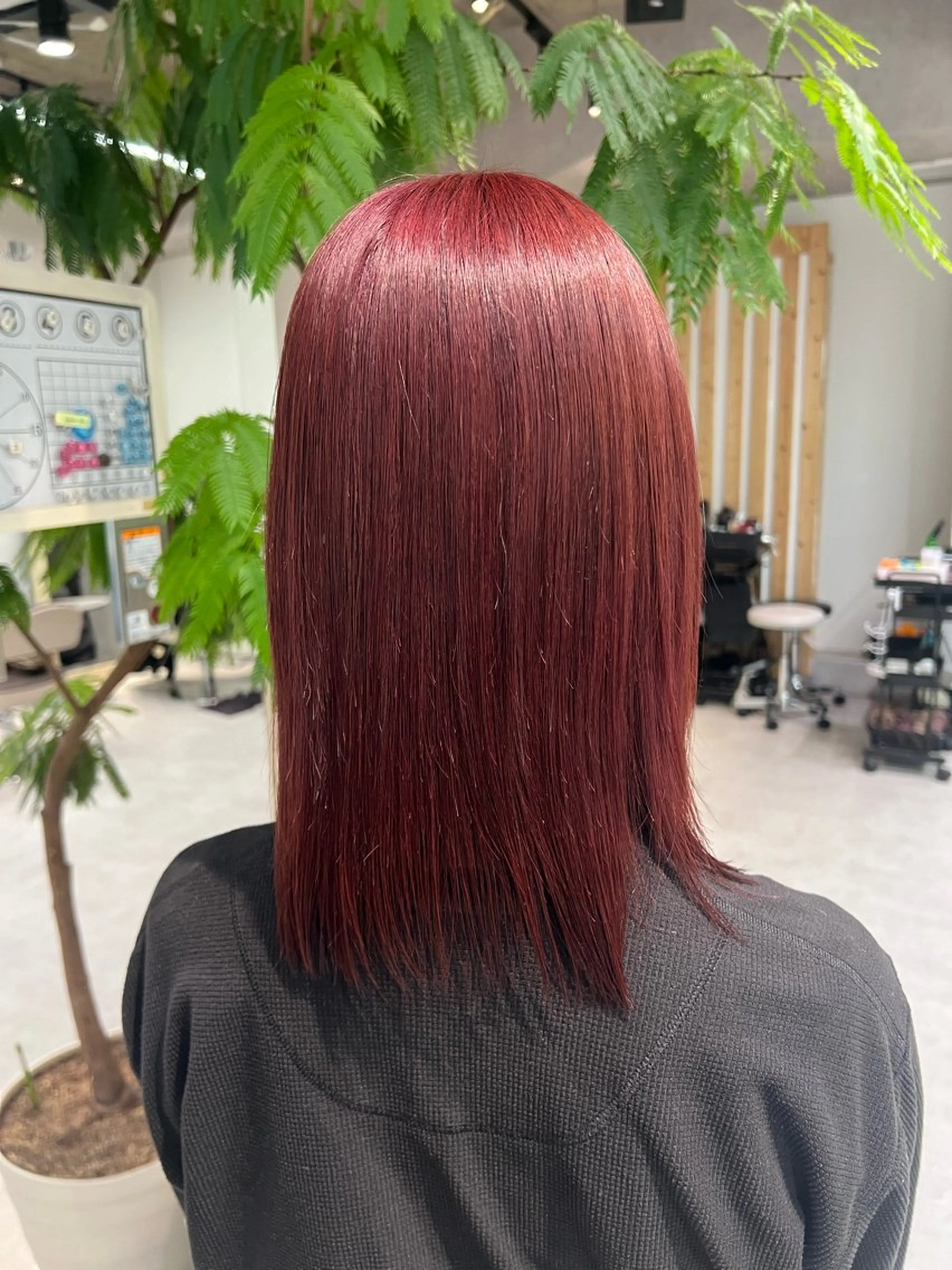 カラー ヘアカラー 晶／艶髪カラー ／トリートメントのヘアスタイル