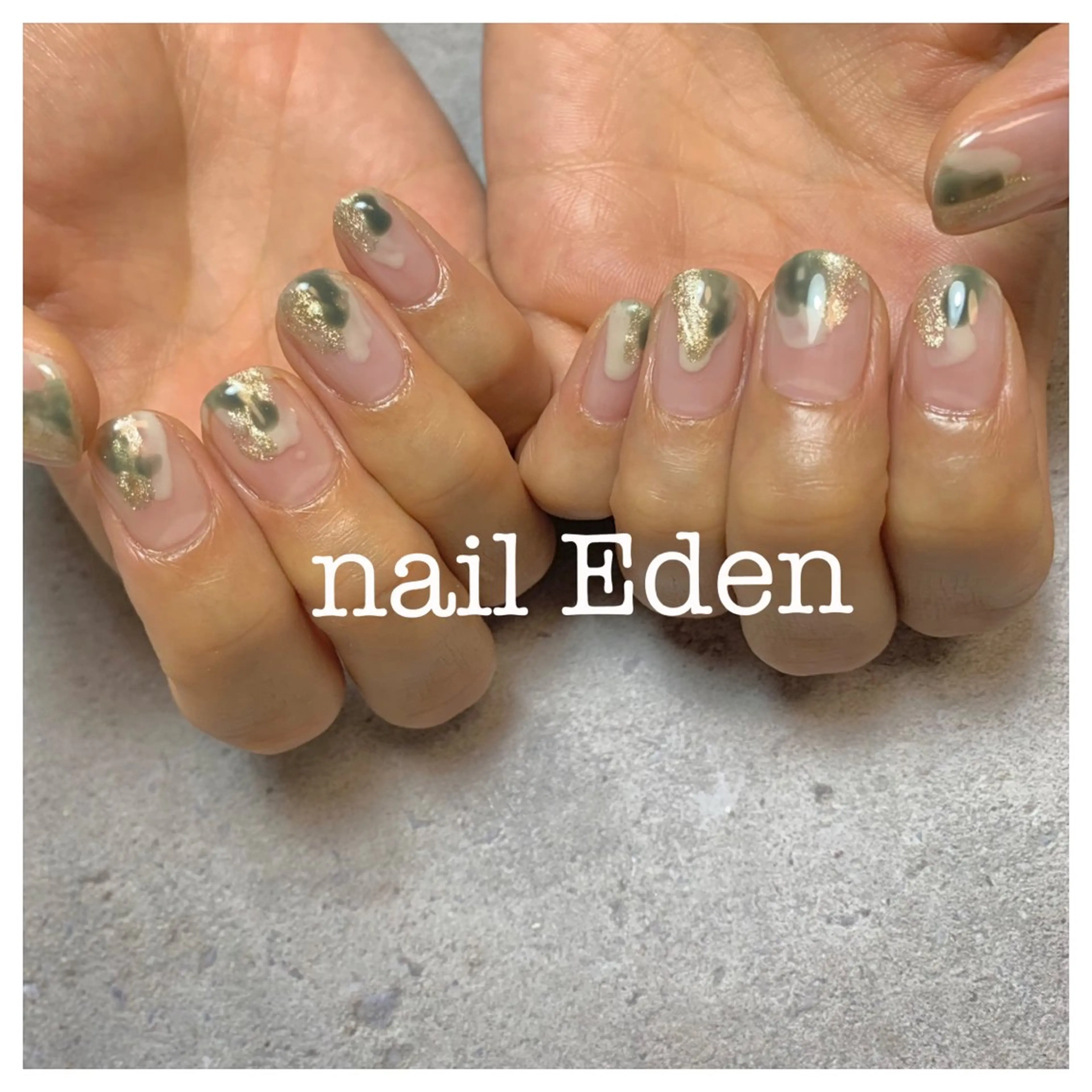 ネイル ニュアンスネイル ハンドネイル Eden　private nail saron所属・Eden ♾️のネイルデザイン