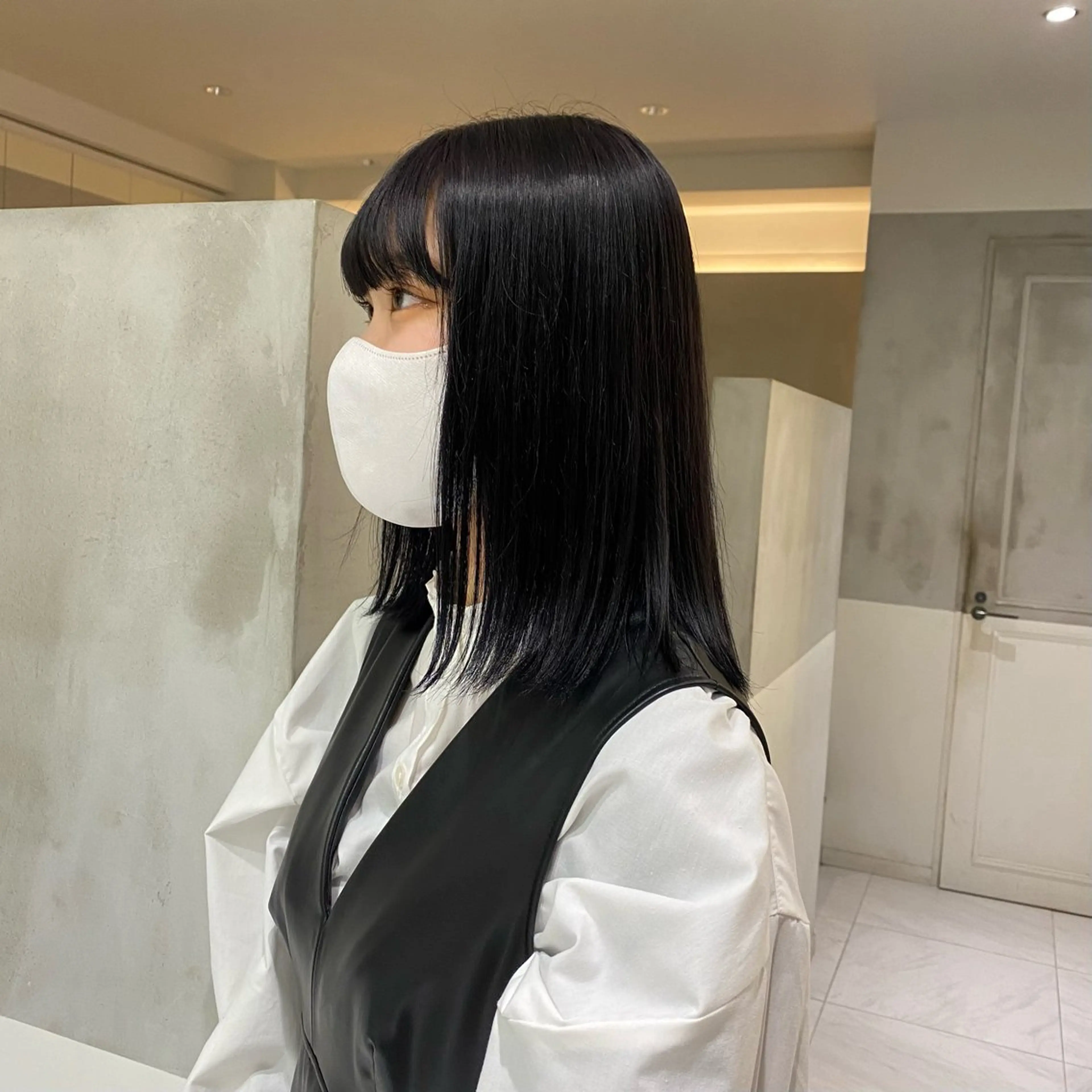 ミディアム カラー ヘアカラー トリートメント 艶感/ナチュラル 🌿マアヤのヘアスタイル