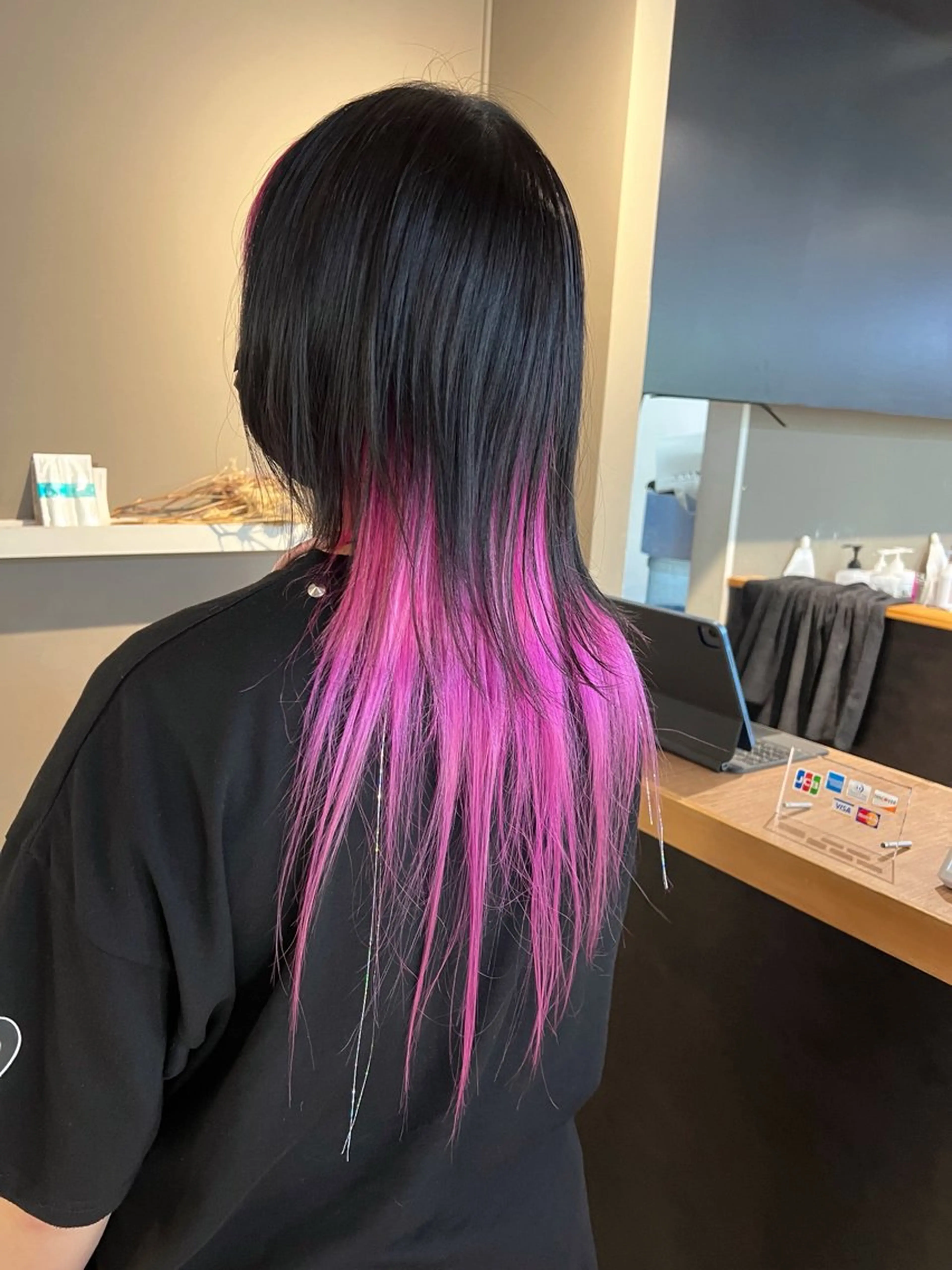 ロング カラー ピンクカラー ロング daiki 原宿のヘアスタイル