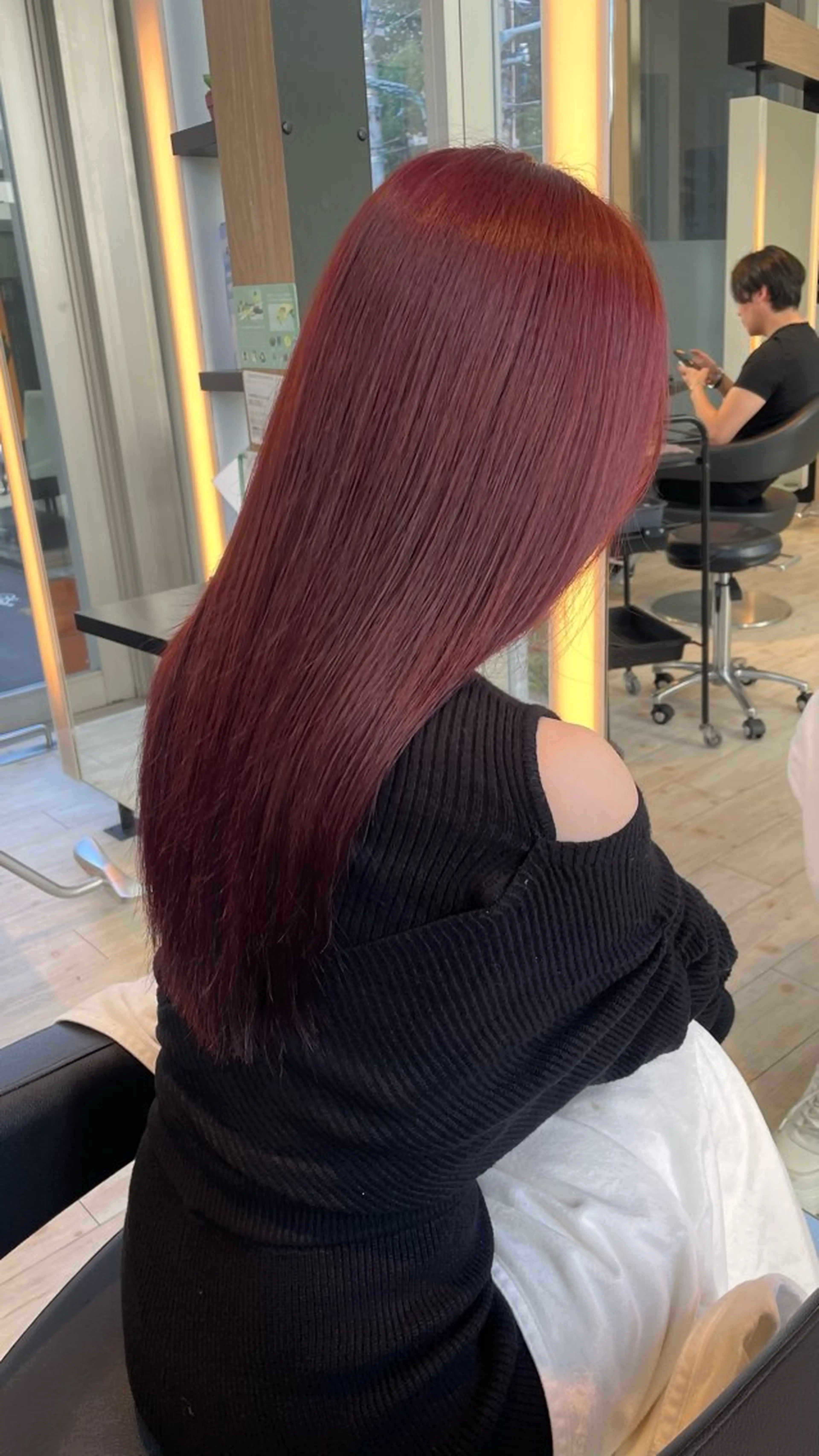 ロング カラー ブリーチ ダブルカラー ラベンダーカラー ブリーチなしカラー ピンクカラー ブリーチ/髪質改善/ ハイトーン/暖色のヘアスタイル