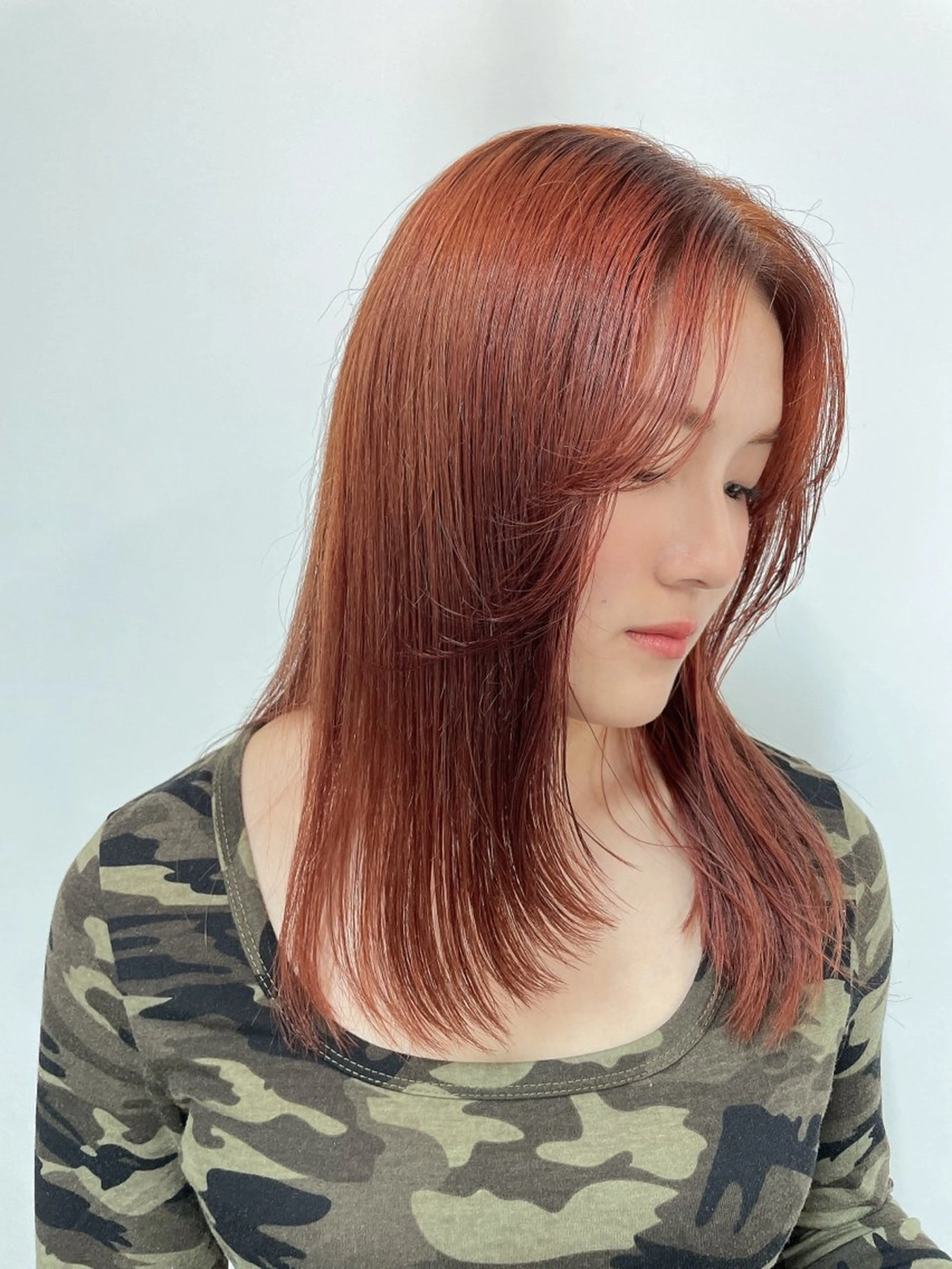 ミディアム ナギ『kii』 福岡美容室🇰🇷のヘアスタイル