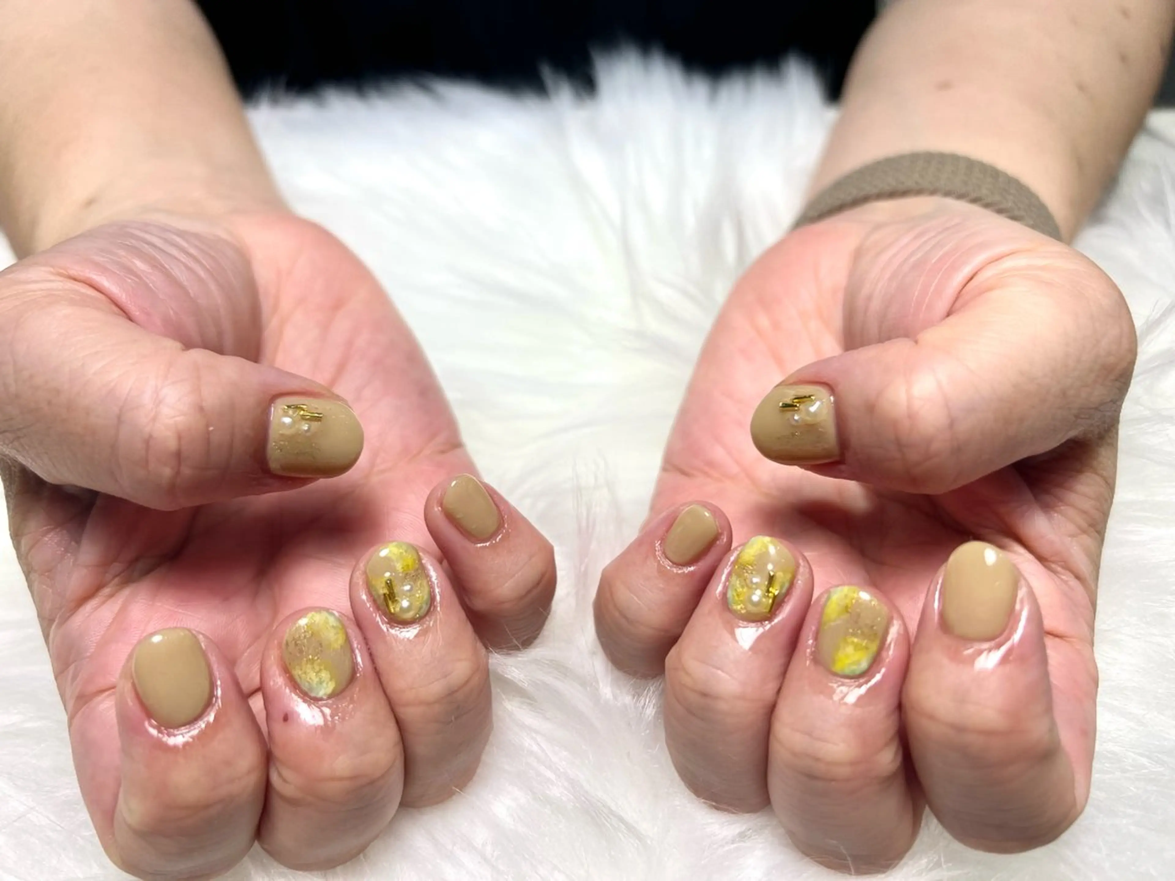 ネイル ショートネイル ハンドネイル Tumake🩶 Natsumi𖤐⡱のネイルデザイン