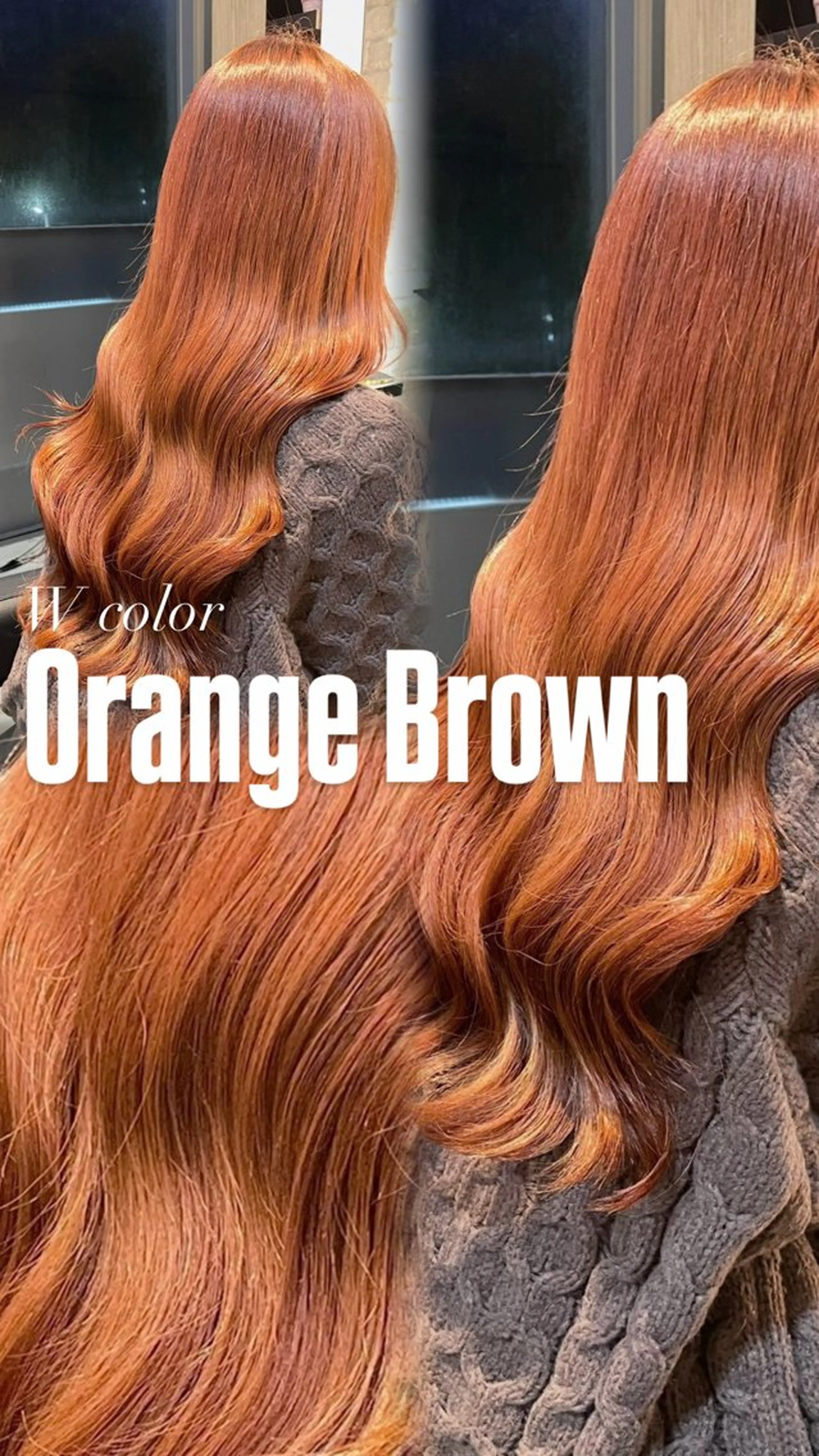 ロング カラー カット ヘアカラー トリートメント ブリーチ/髪質改善/ ハイトーン/暖色のヘアスタイル