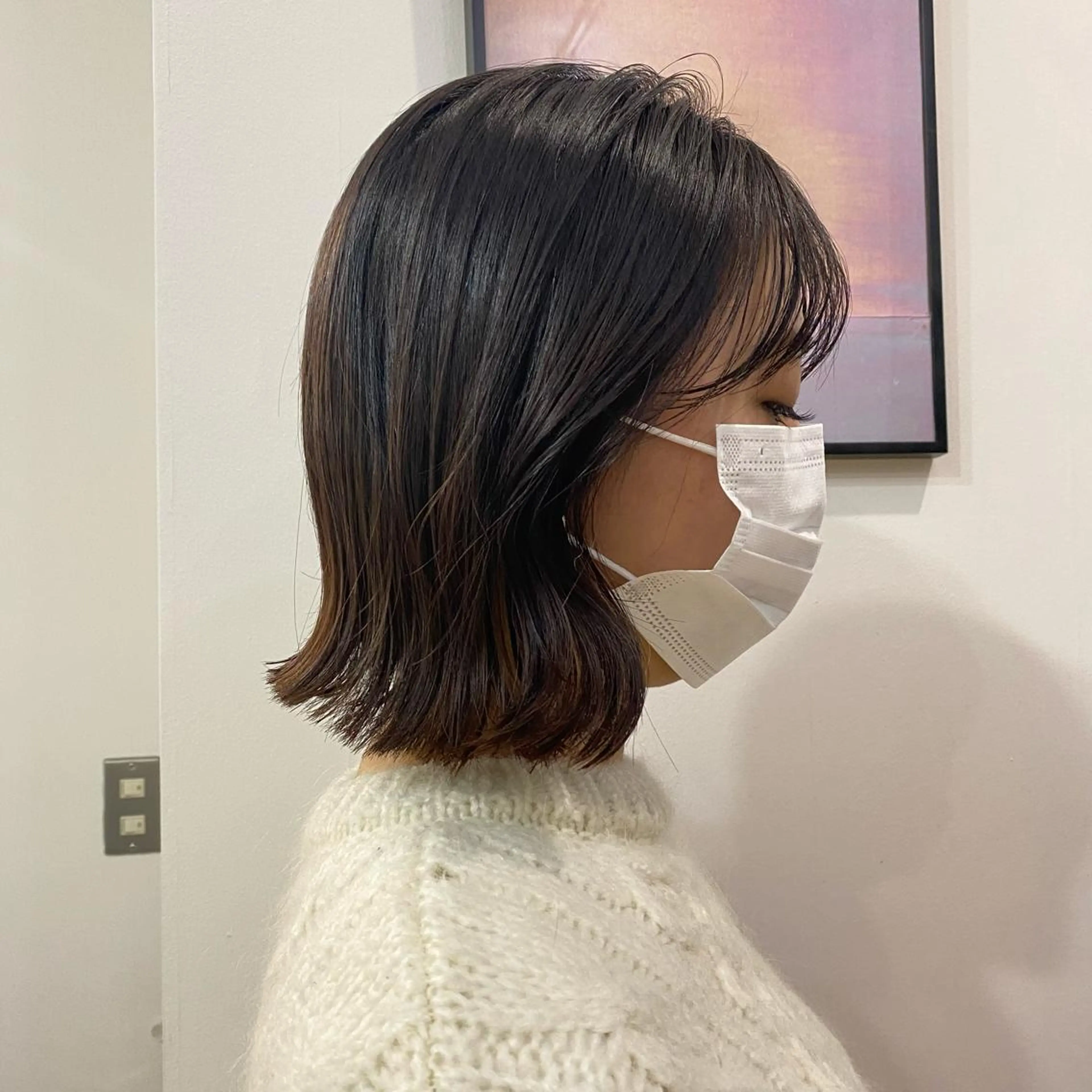 ミディアム カラー 🪭risa 暖色/レイヤー🪭のヘアスタイル