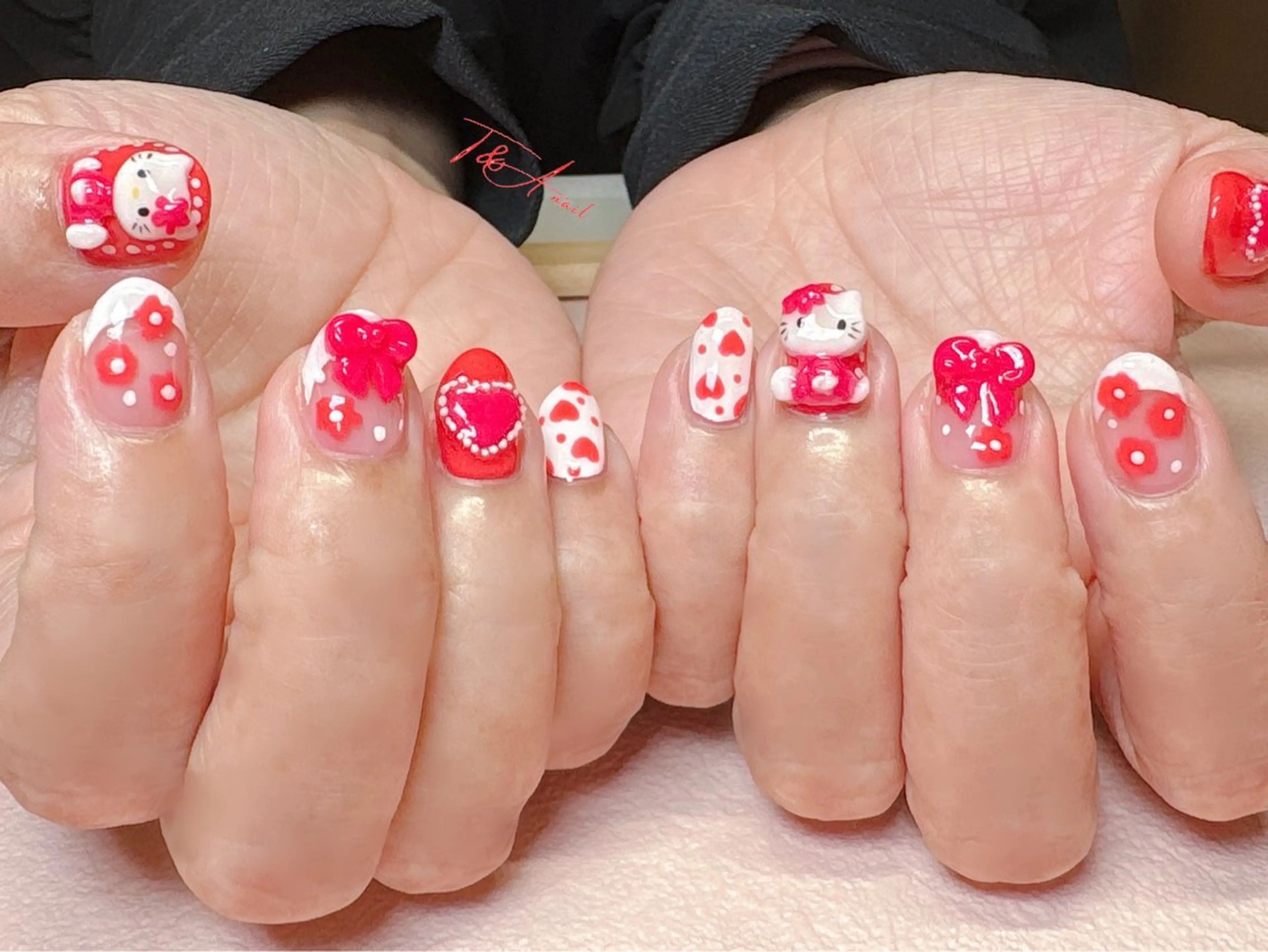 ネイル ジェルネイル スカルプネイル ショートネイル ハンドネイル T&A nailのネイルデザイン