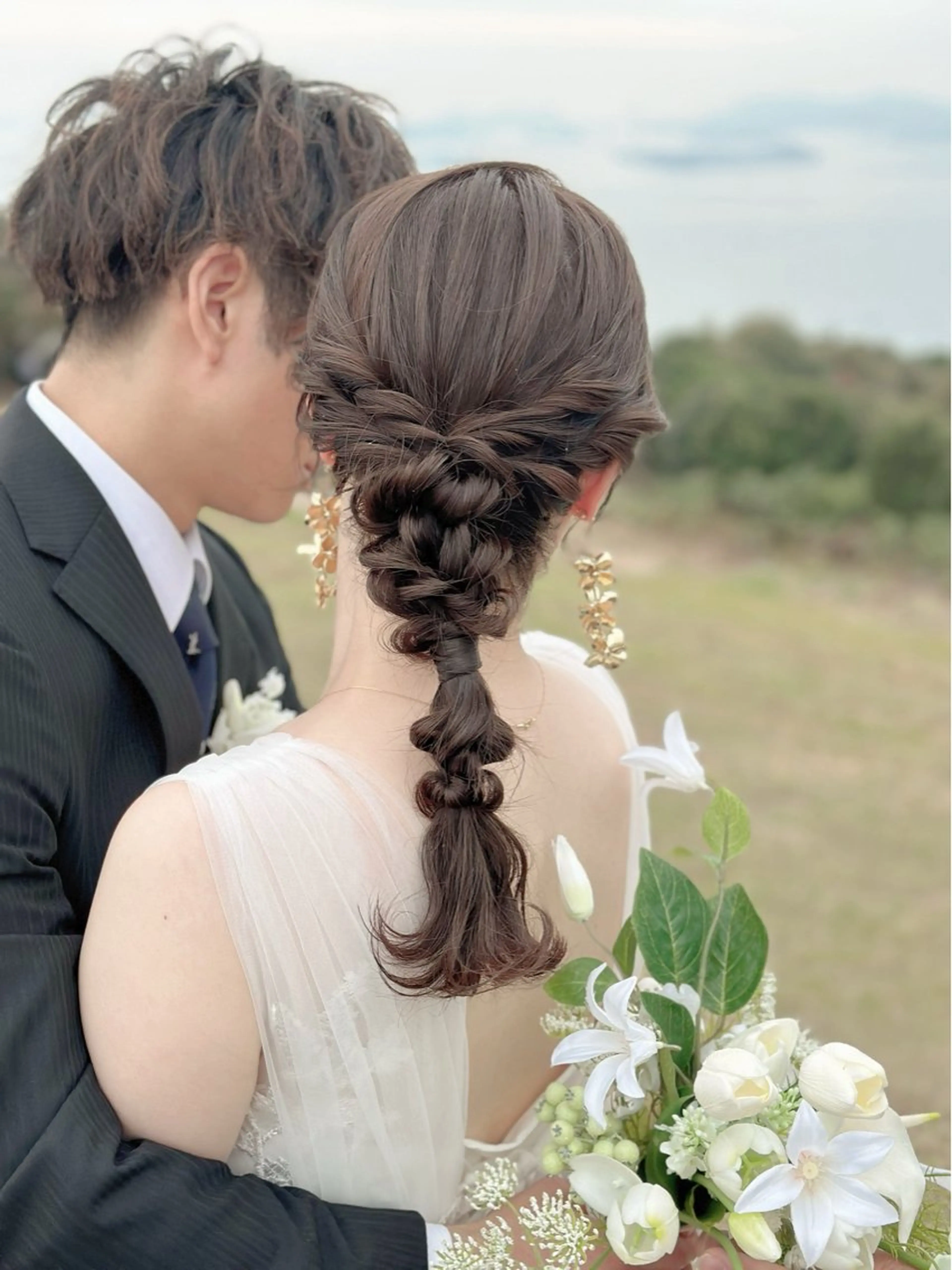 ヘアアレンジ 結婚式・ブライダル ヘアセット GRANLUSSO 〜グランルッソ駅前店所属・木口 嘉美のヘアスタイル