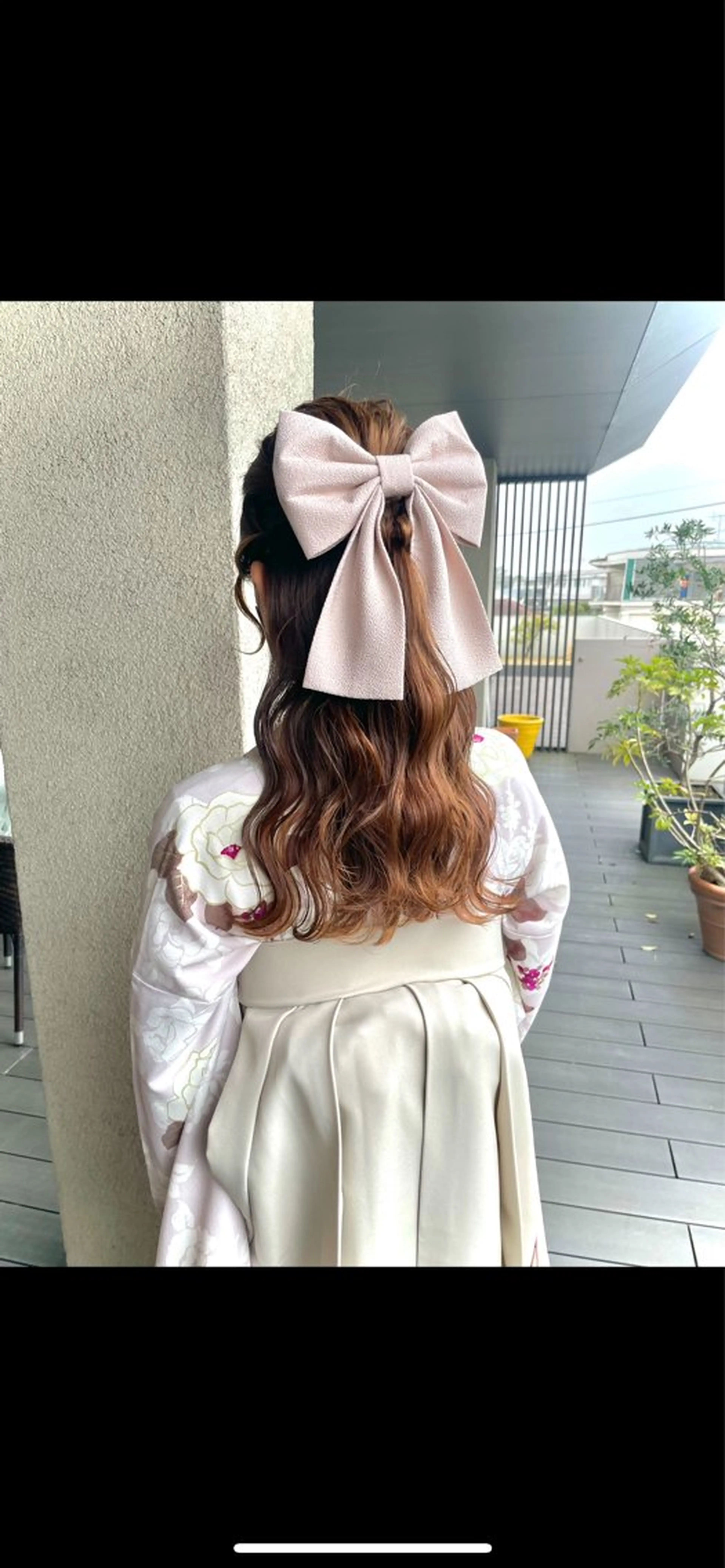 セミロング ヘアアレンジ 着付け 青沼夏未/オリーブ/ 寒色カラーのその他イメージ