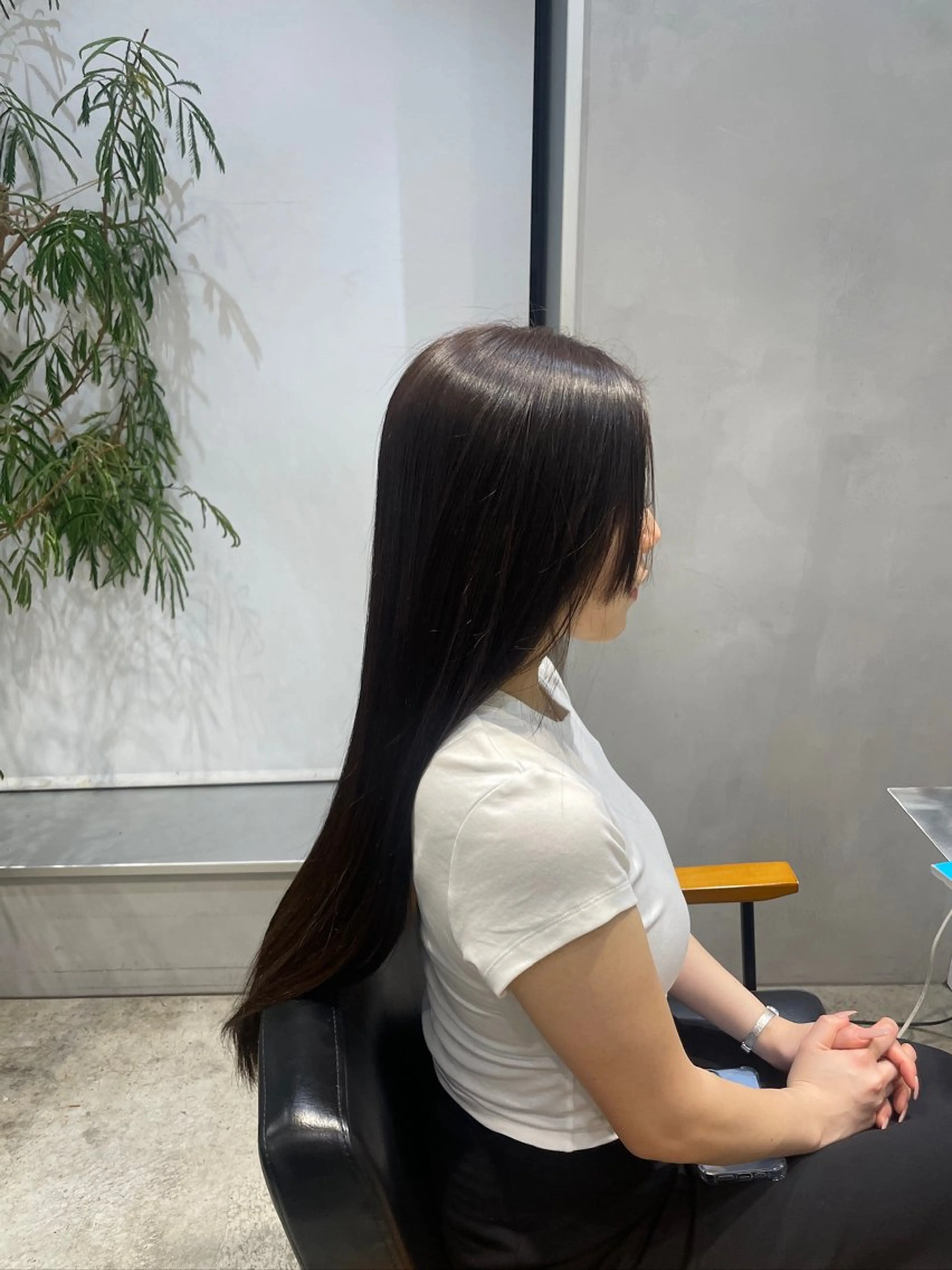 ロング 縮毛矯正 イシヅキアイカ🐱 カラーモデル募集中のヘアスタイル