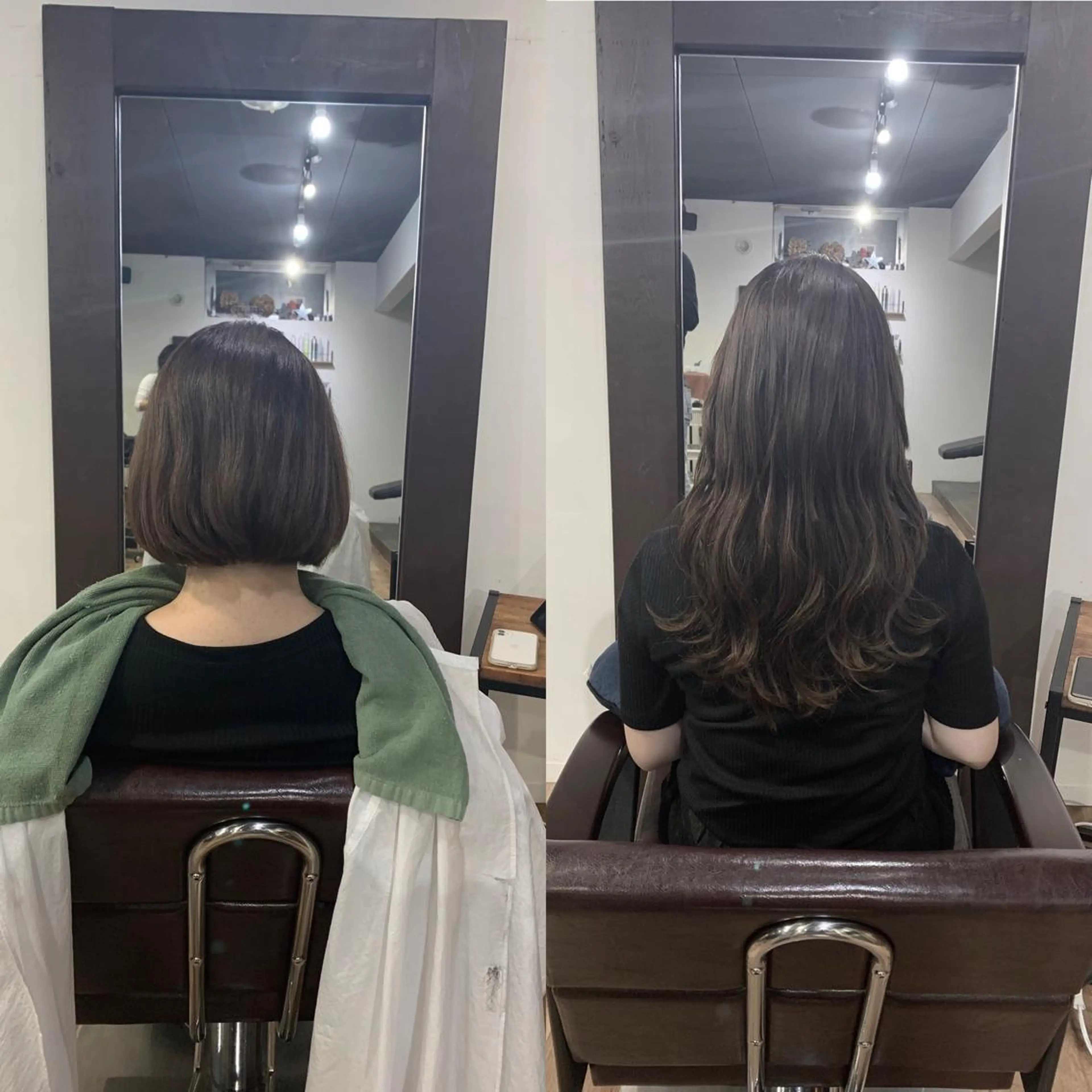 ミディアム ボブ カット エクステ Orque deux 伊藤丈晴のヘアスタイル