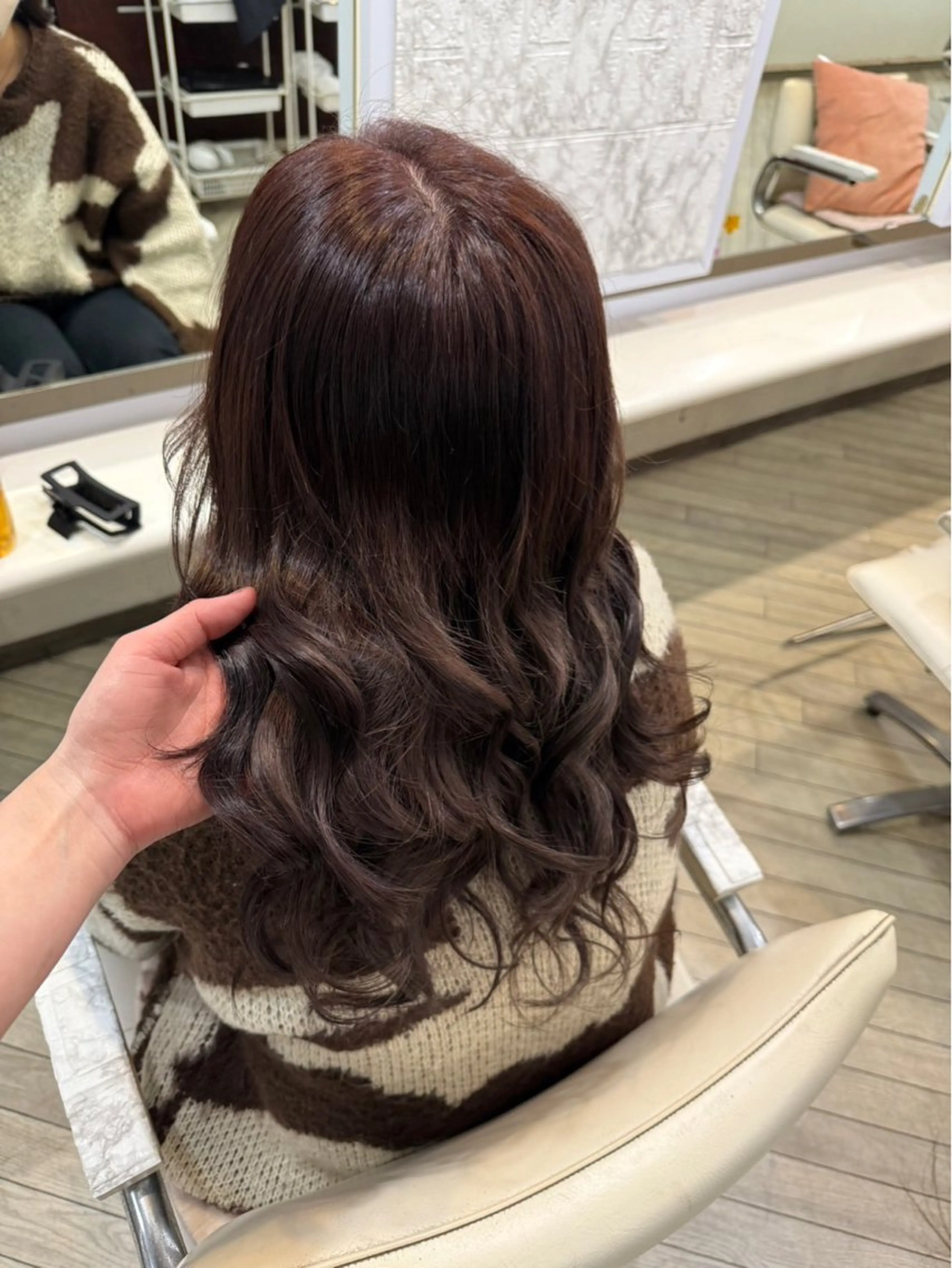 ロング ヘアカラー konomi⛓🩶 カラー/ヘアアレンジのヘアスタイル