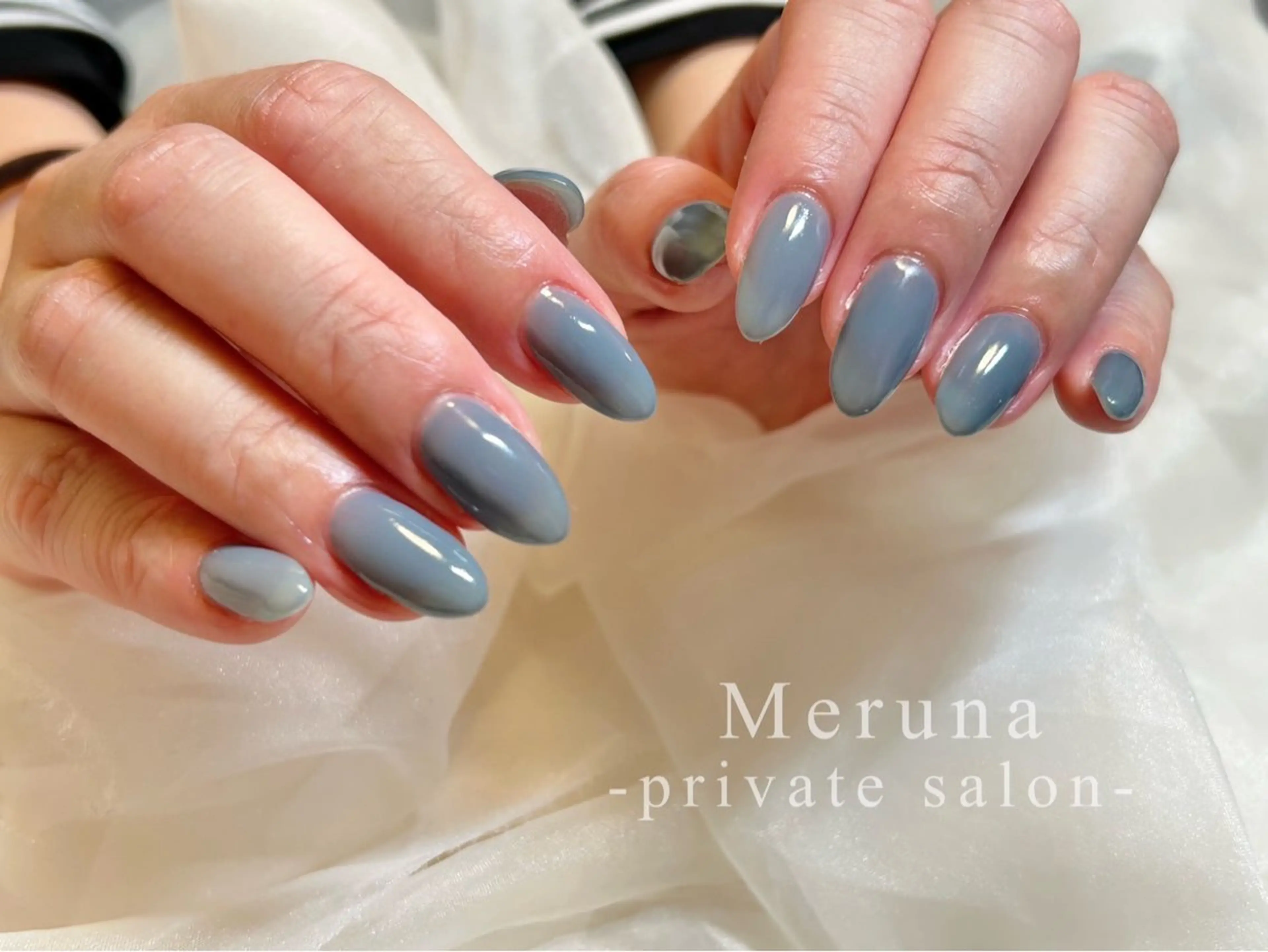 ネイル ワンカラーネイル ハンドネイル Meruna .ﾒﾙｰﾅ.のネイルデザイン