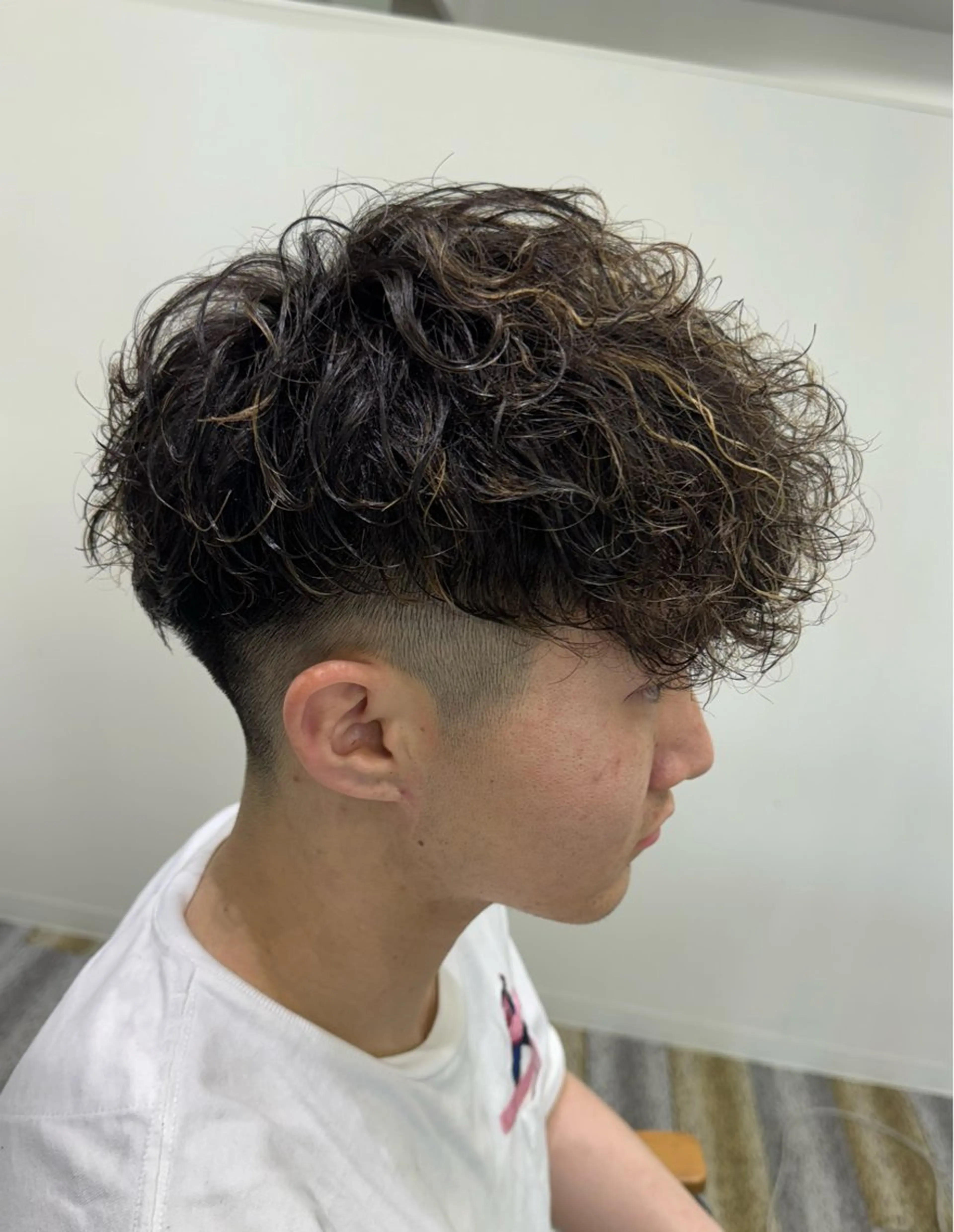 ショート パーマ メンズ メンズメッシュ メンズパーマ カット パーマ 【メンズ特化】岩瀬 武【メンズパーマ】のヘアスタイル