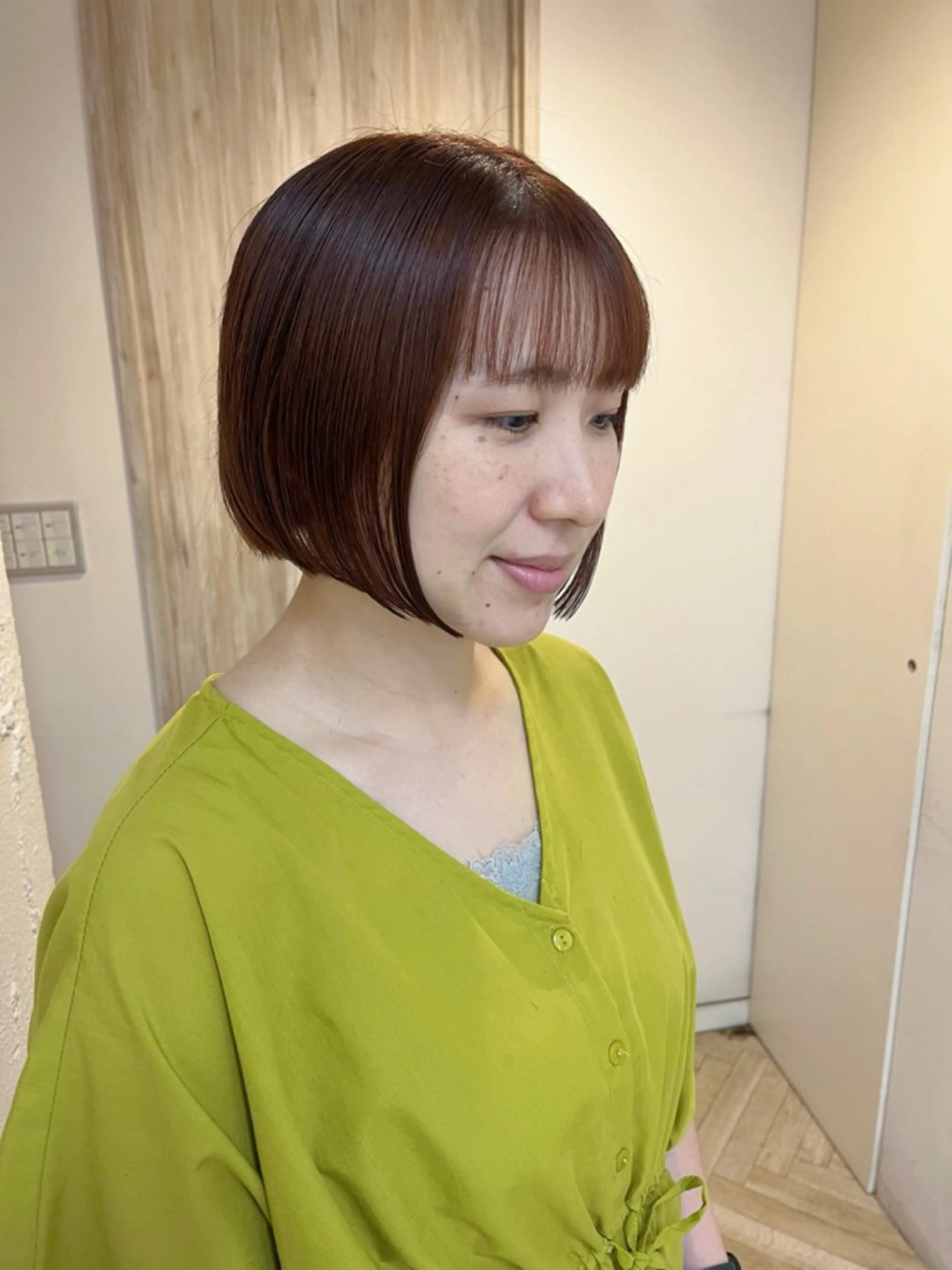 ショート カラー ベージュカラー ボブ トリートメント 透明感カラー/ 髪質改善/着付けのその他イメージ