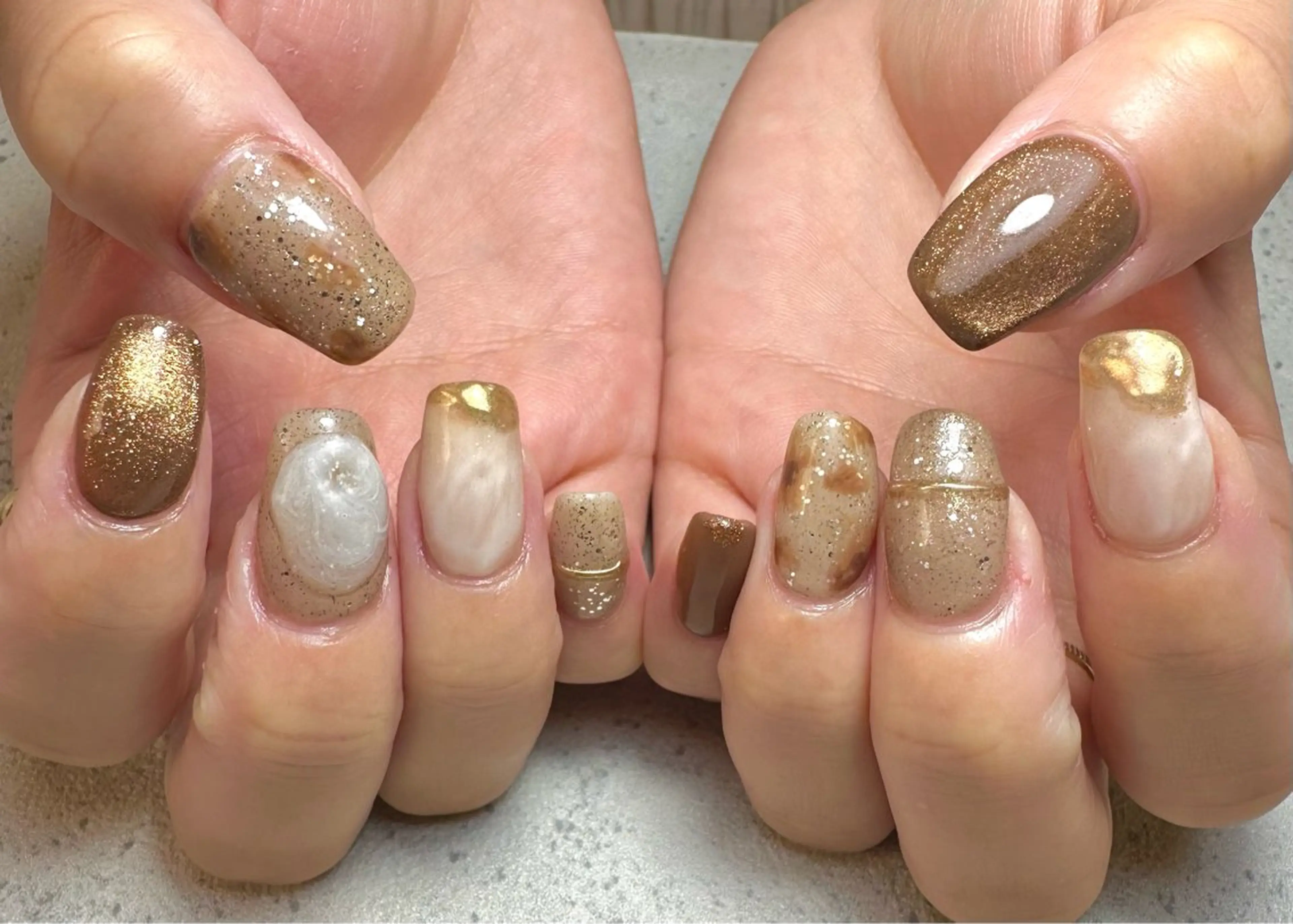 ネイル ハンドネイル フットネイル GéRanium Harukaのネイルデザイン