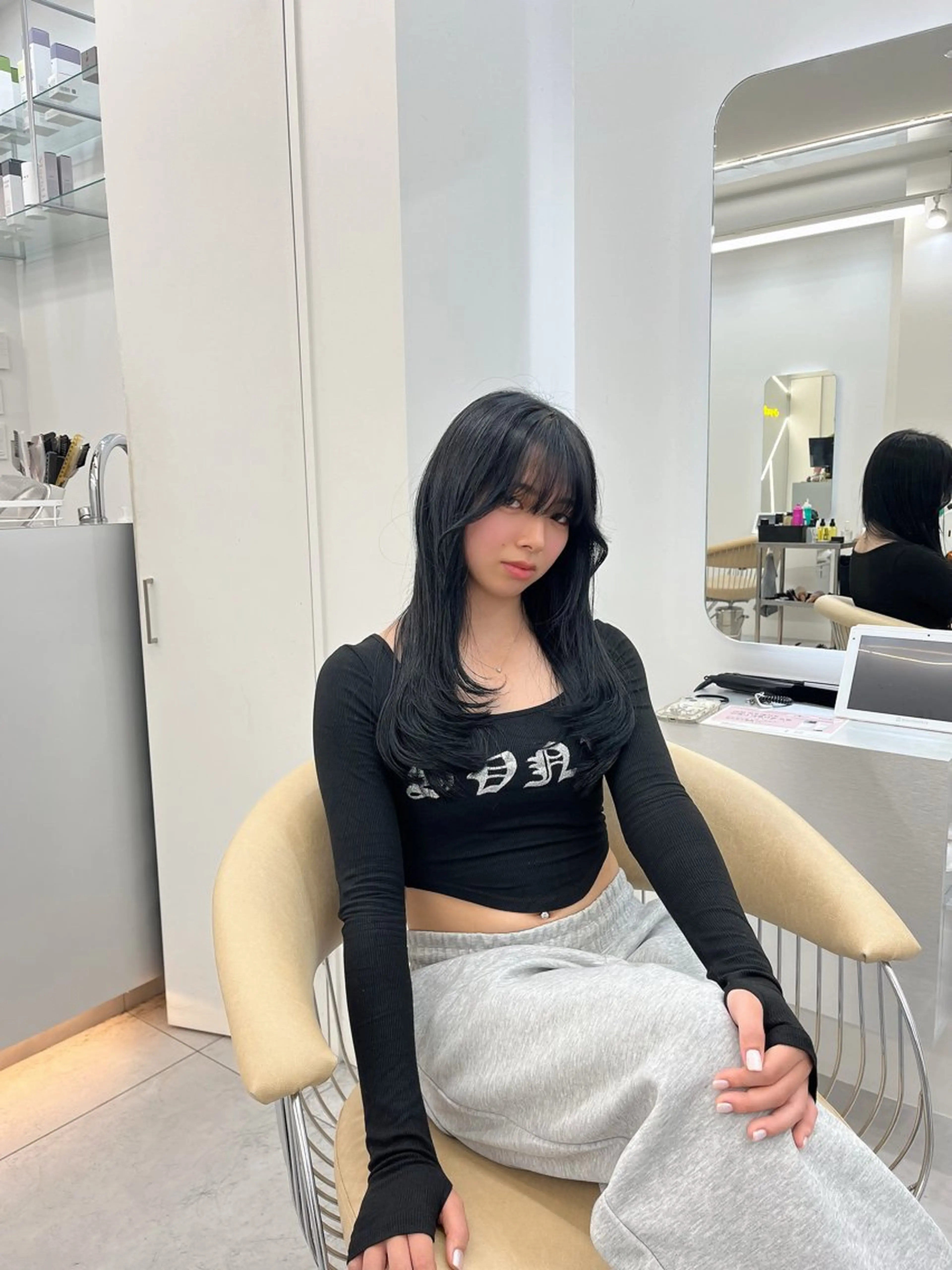 ロング カラー ボーイッシュ 美容師NAKOのヘアスタイル