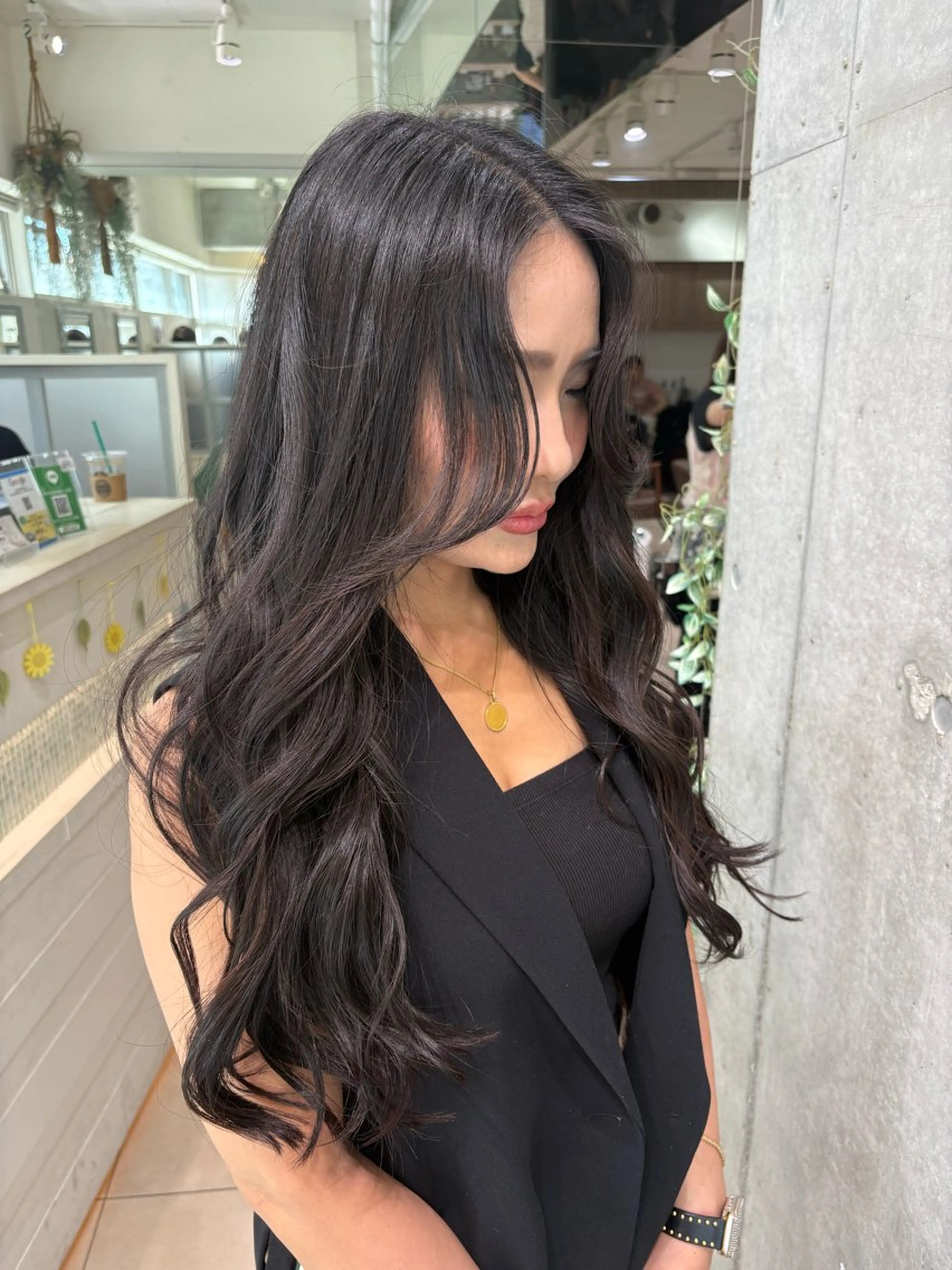 ロング カット ヘアカラー トリートメント 髪質改善/まつパ👀 himari🌻のマツエク・マツパデザイン