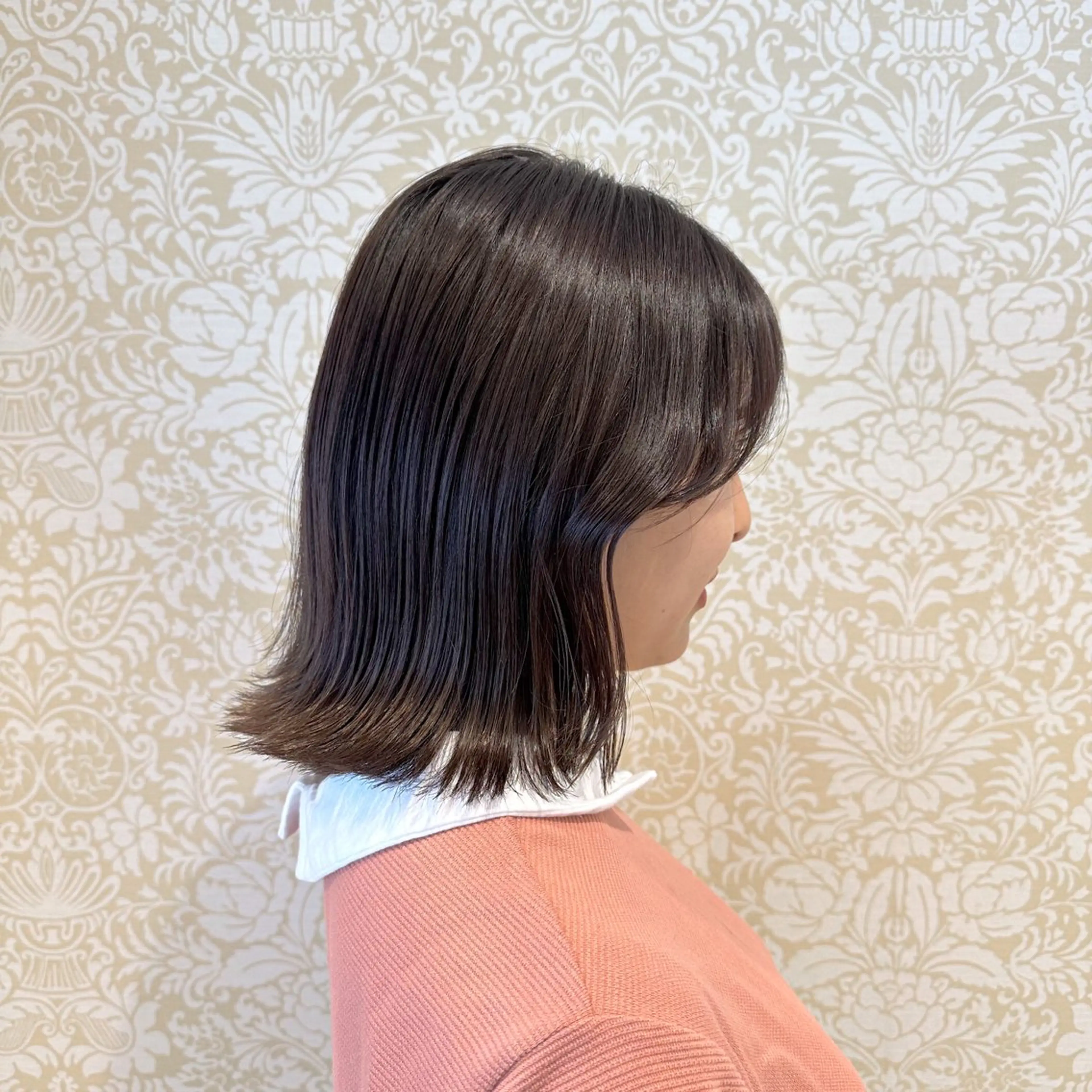 ミディアム カラー 暖色系カラー🍊 オオネヨシナリのヘアスタイル