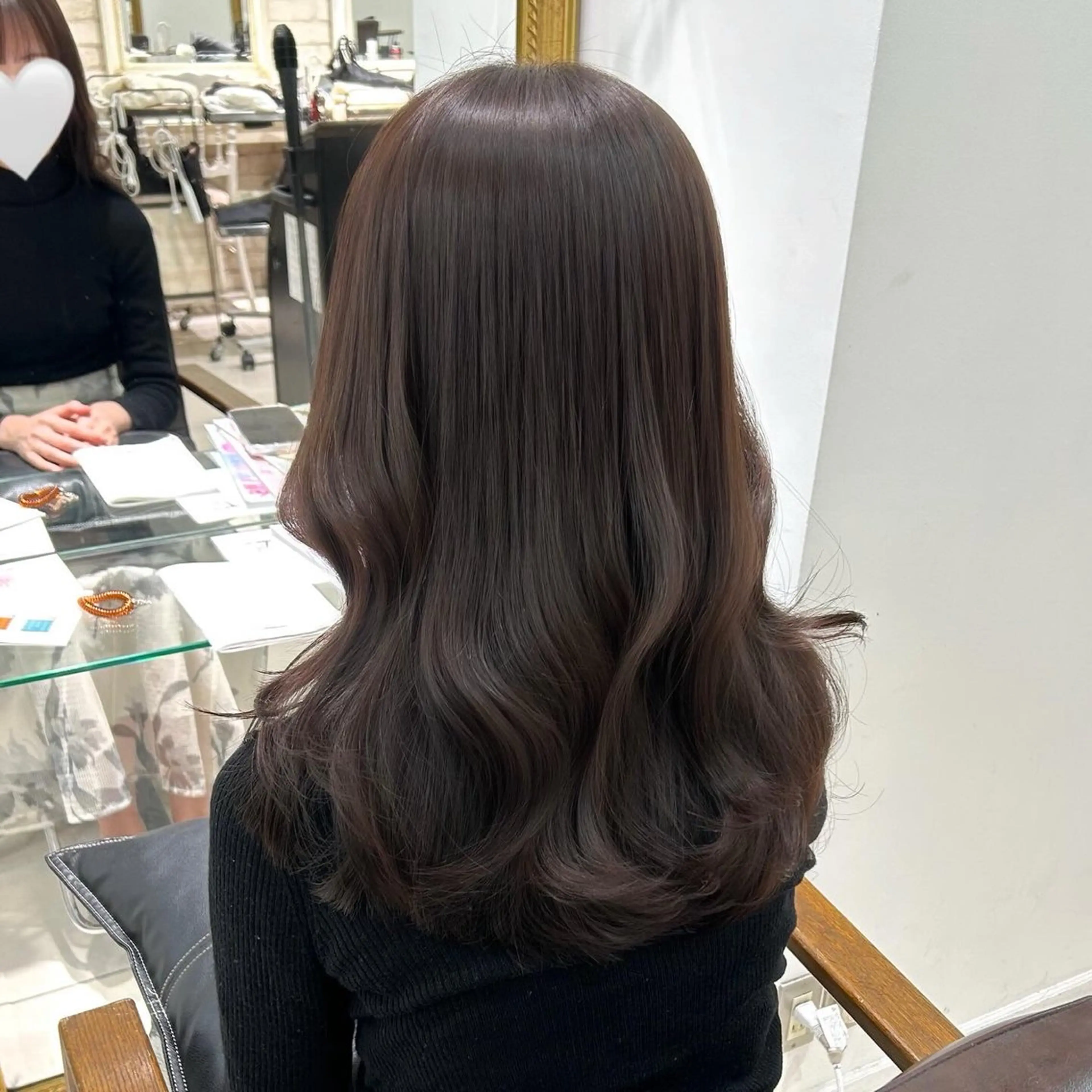 ロング チョコレートブラウン 透明感カラー ai🫧🪞のヘアスタイル