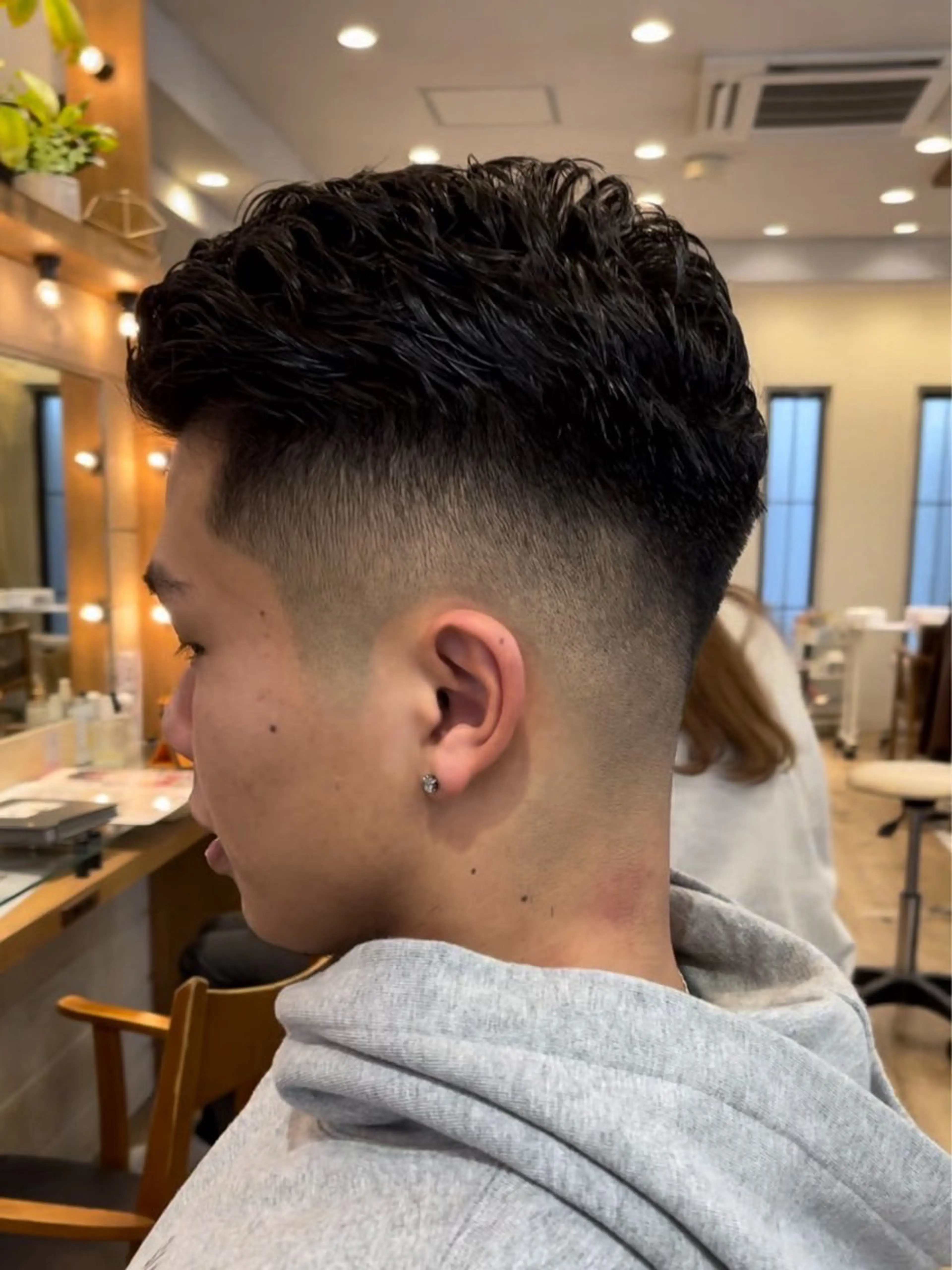 フェードスタイルカットの写真