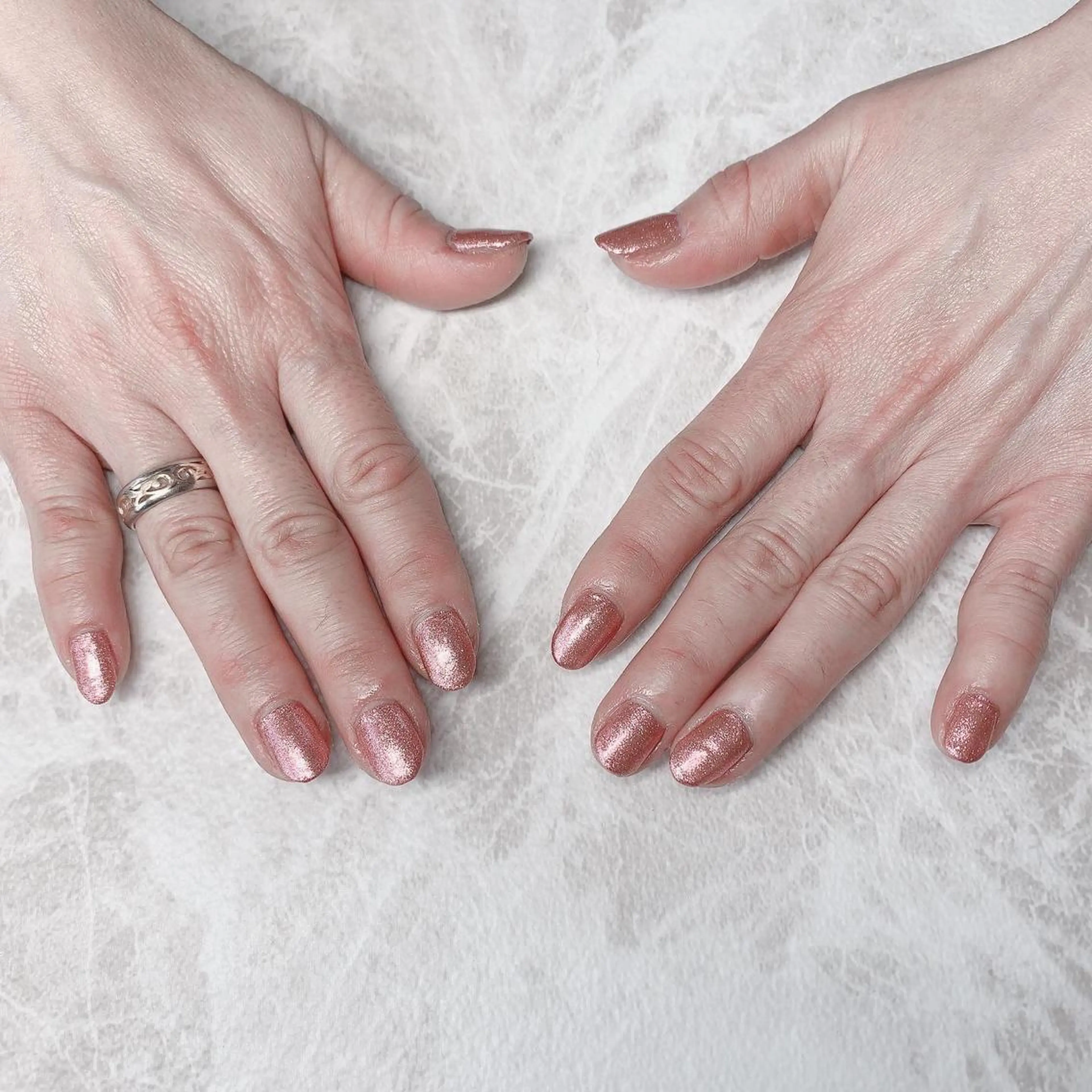 ネイル キラキラネイル ラメ(グリッター) ピンク 痩身/脱毛/ネイル HARUKAのエステ・リラクイメージ