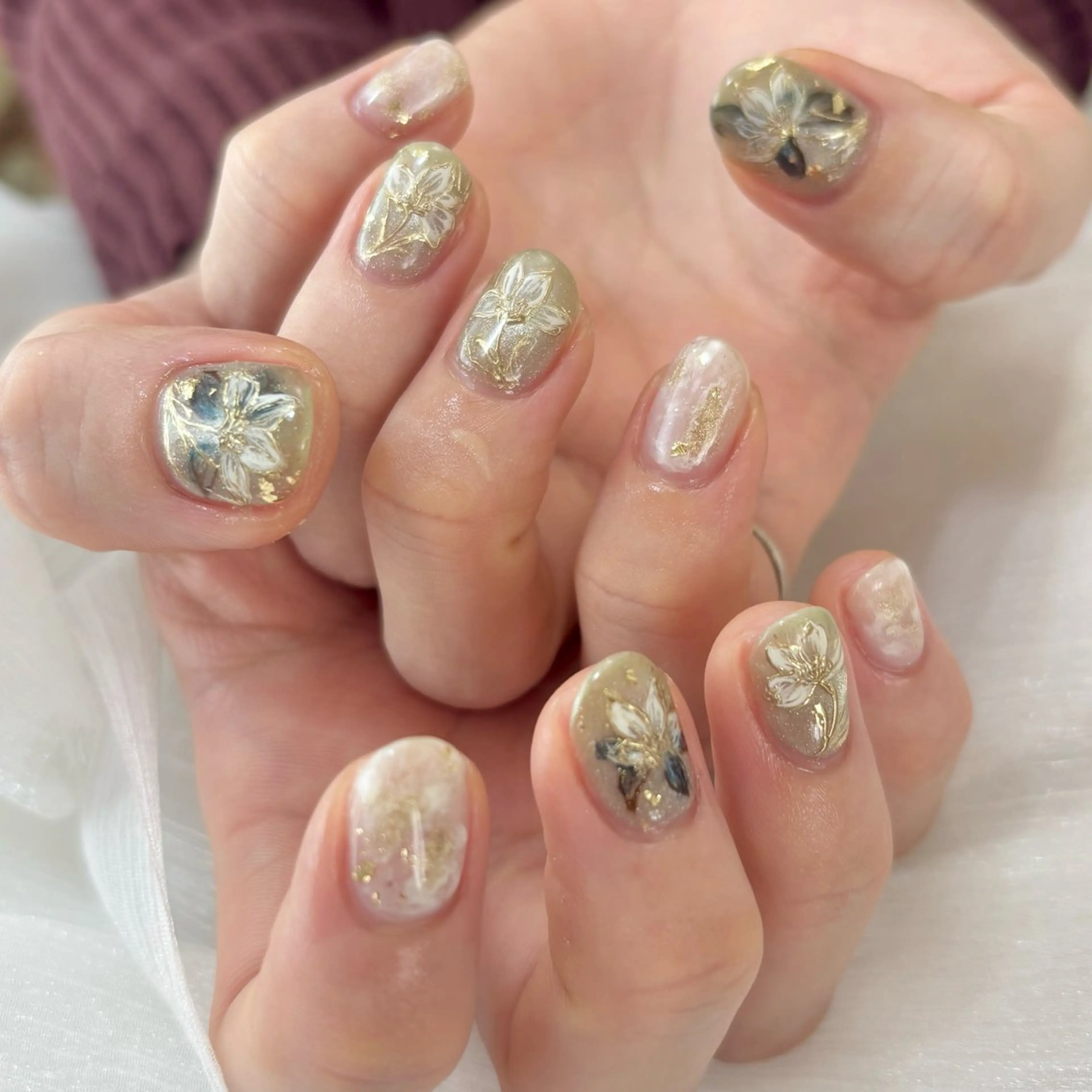 ネイル ハンドネイル yurina ☆のネイルデザイン