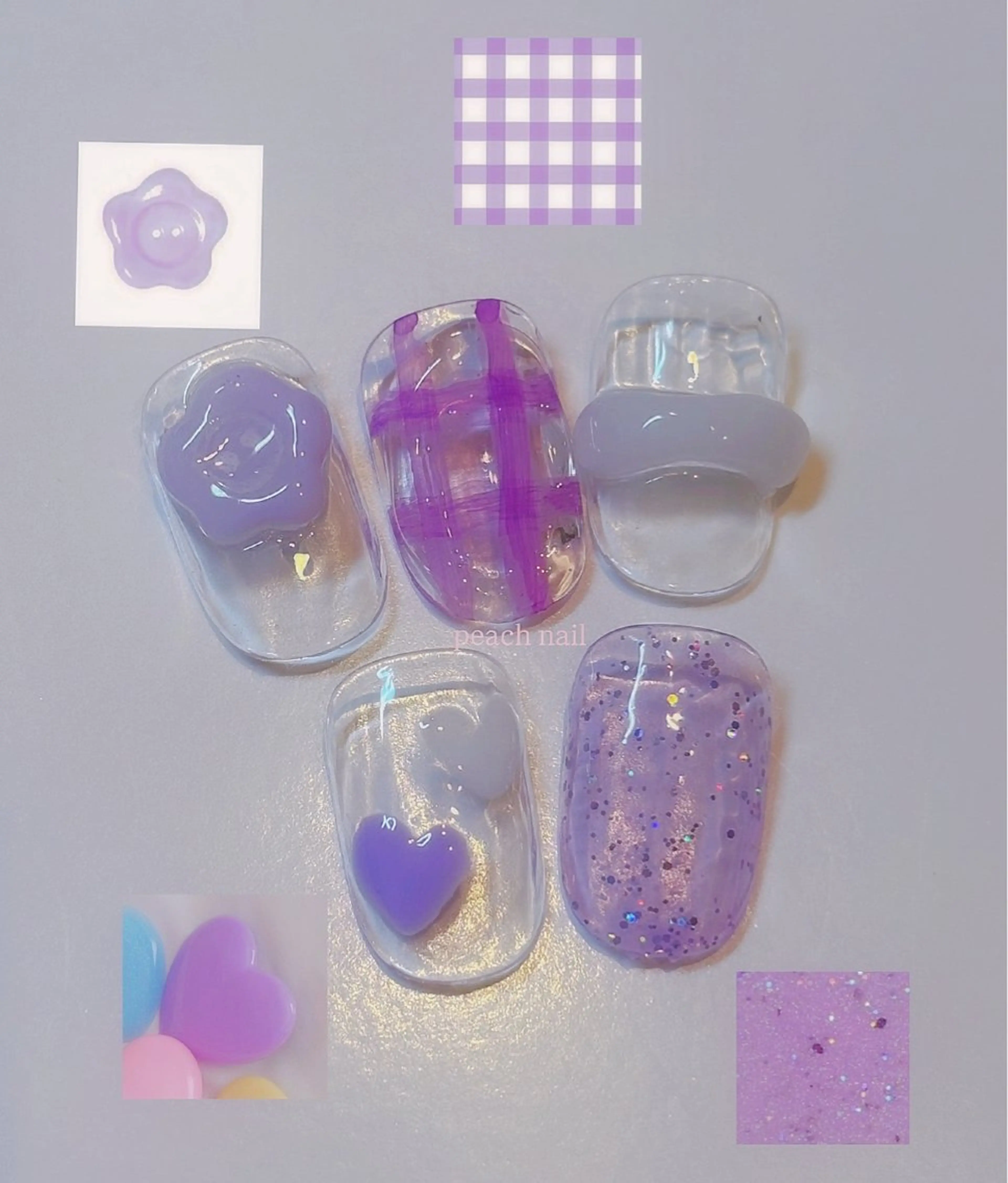 ネイル peach nail ayakaのネイルデザイン