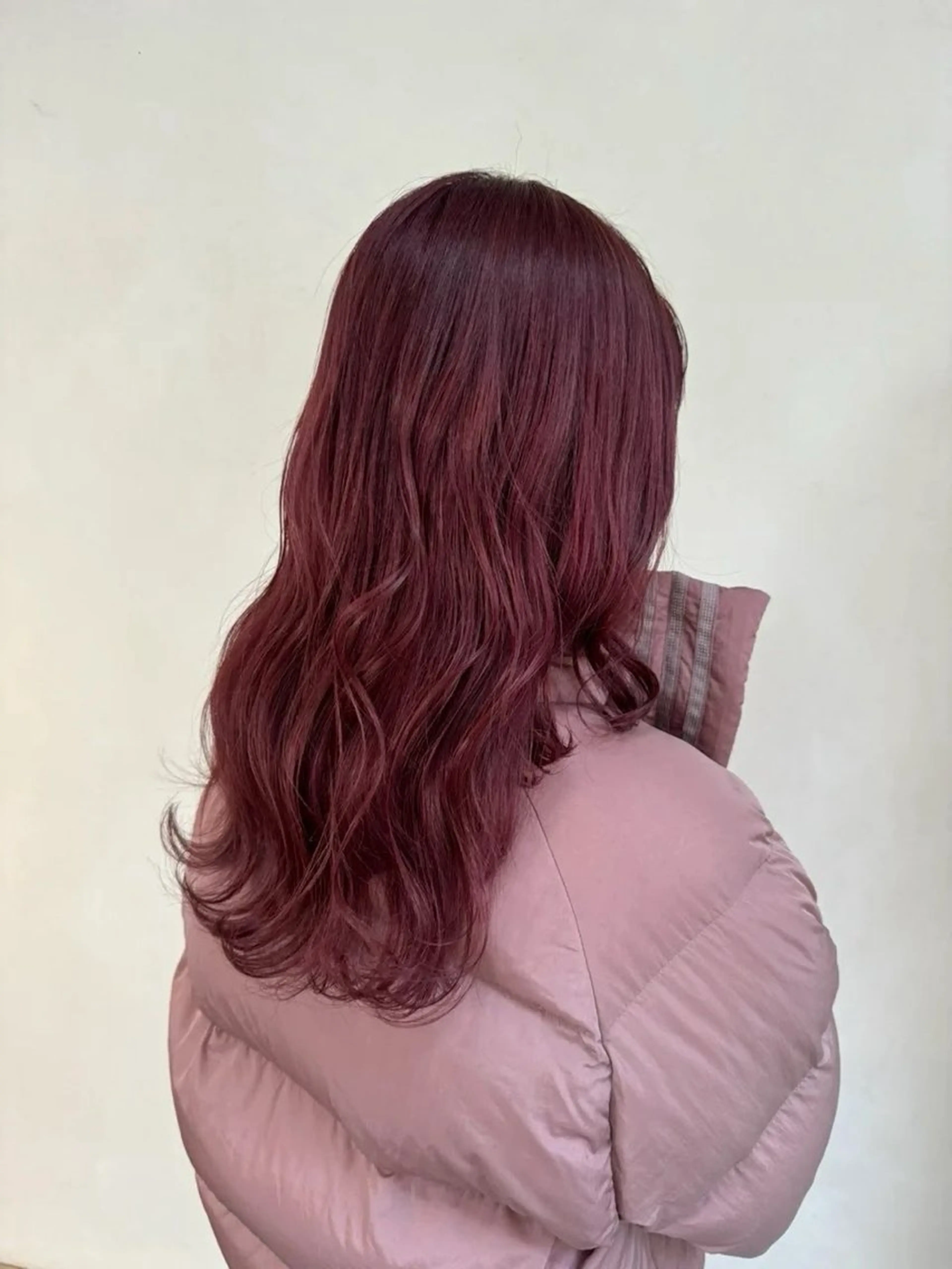 セミロング カラー ピンクカラー ヘアカラー トリートメント 🐹 Mio / 艶髪/縮毛矯正🍎のヘアスタイル