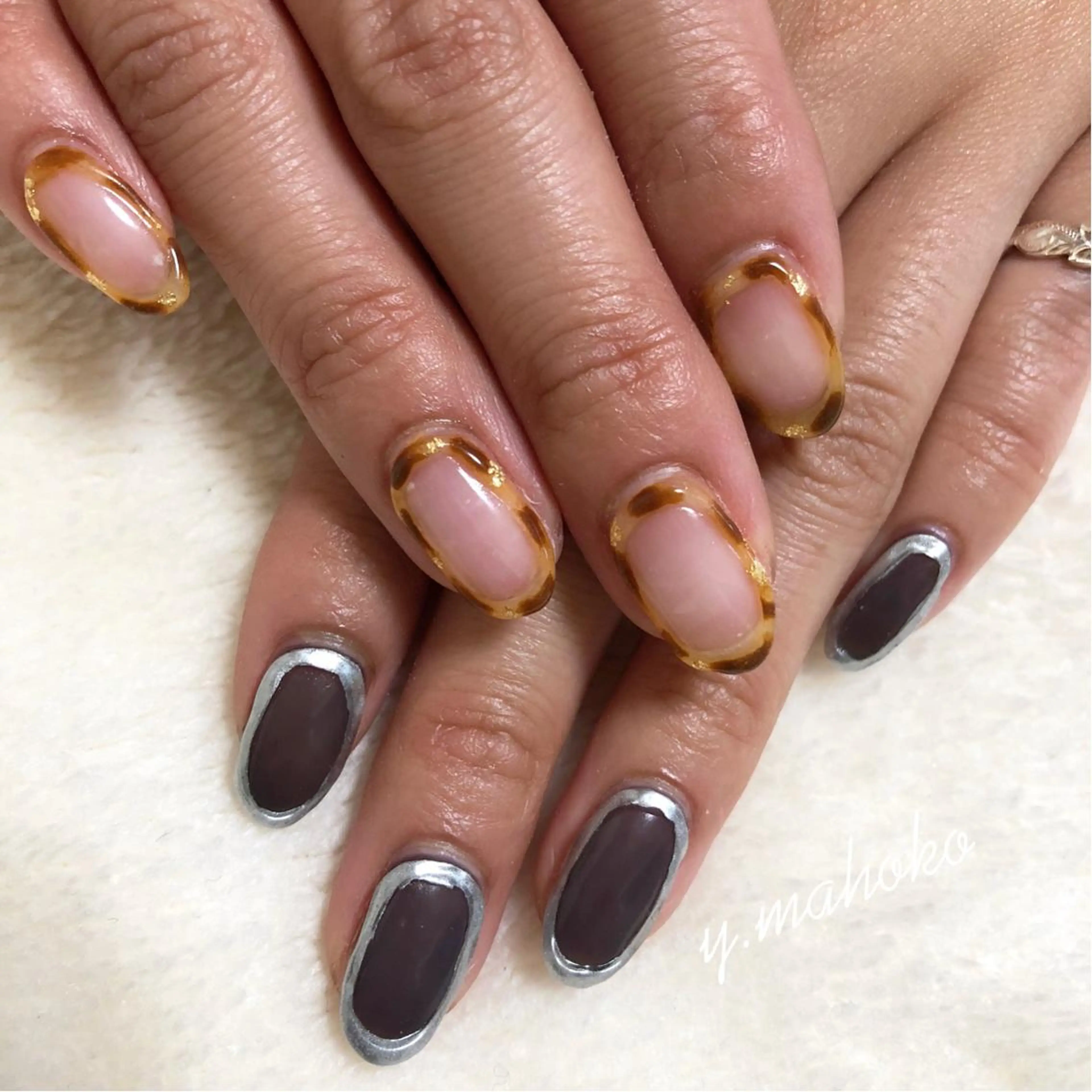 ネイル She nail studio 原宿所属・パラジェル有/ スカルプ/mahoのネイルデザイン