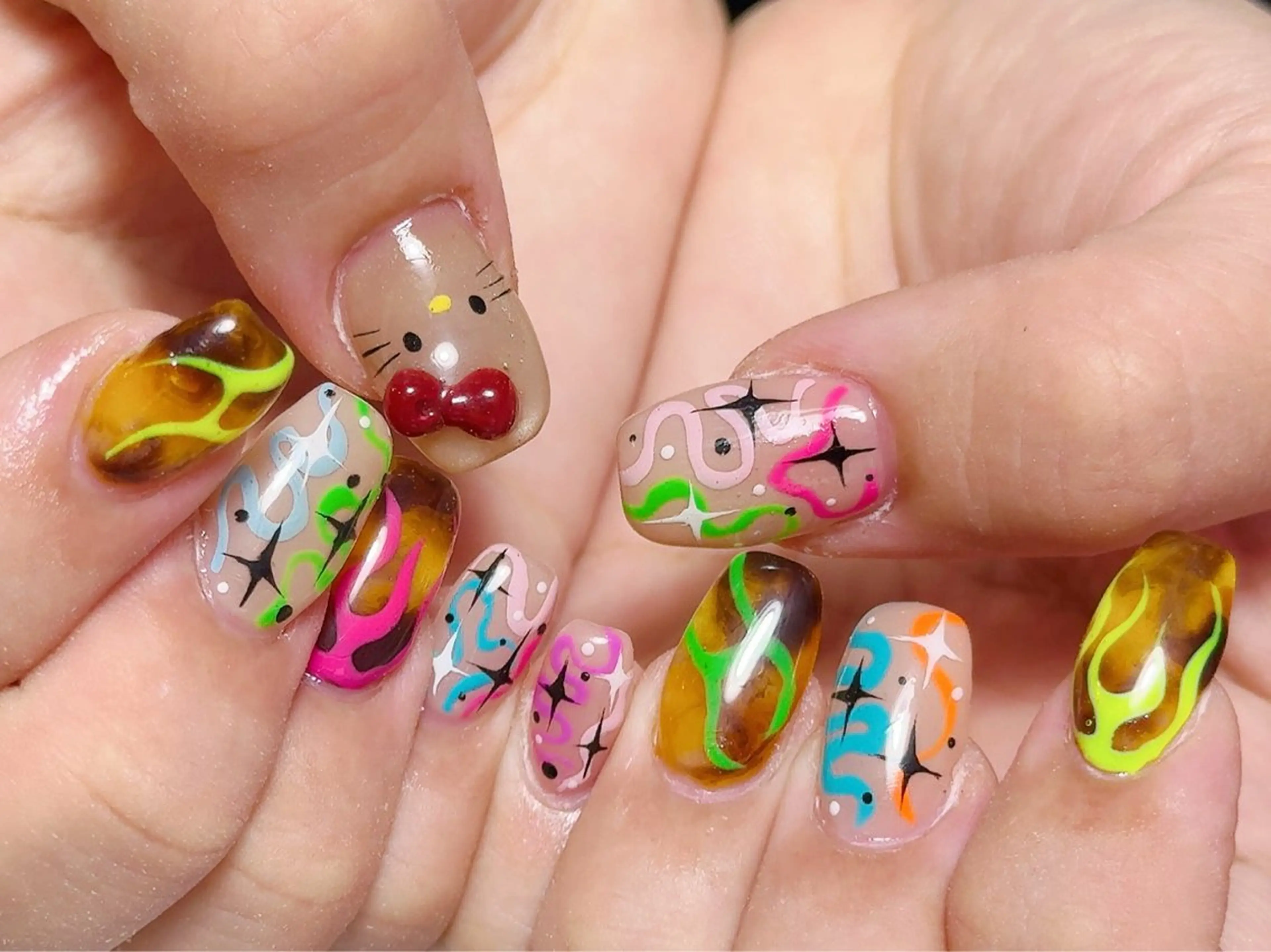 ネイル ハンドネイル Nail Atelier IamI所属・アイアムアイ 大村磨衣のネイルデザイン