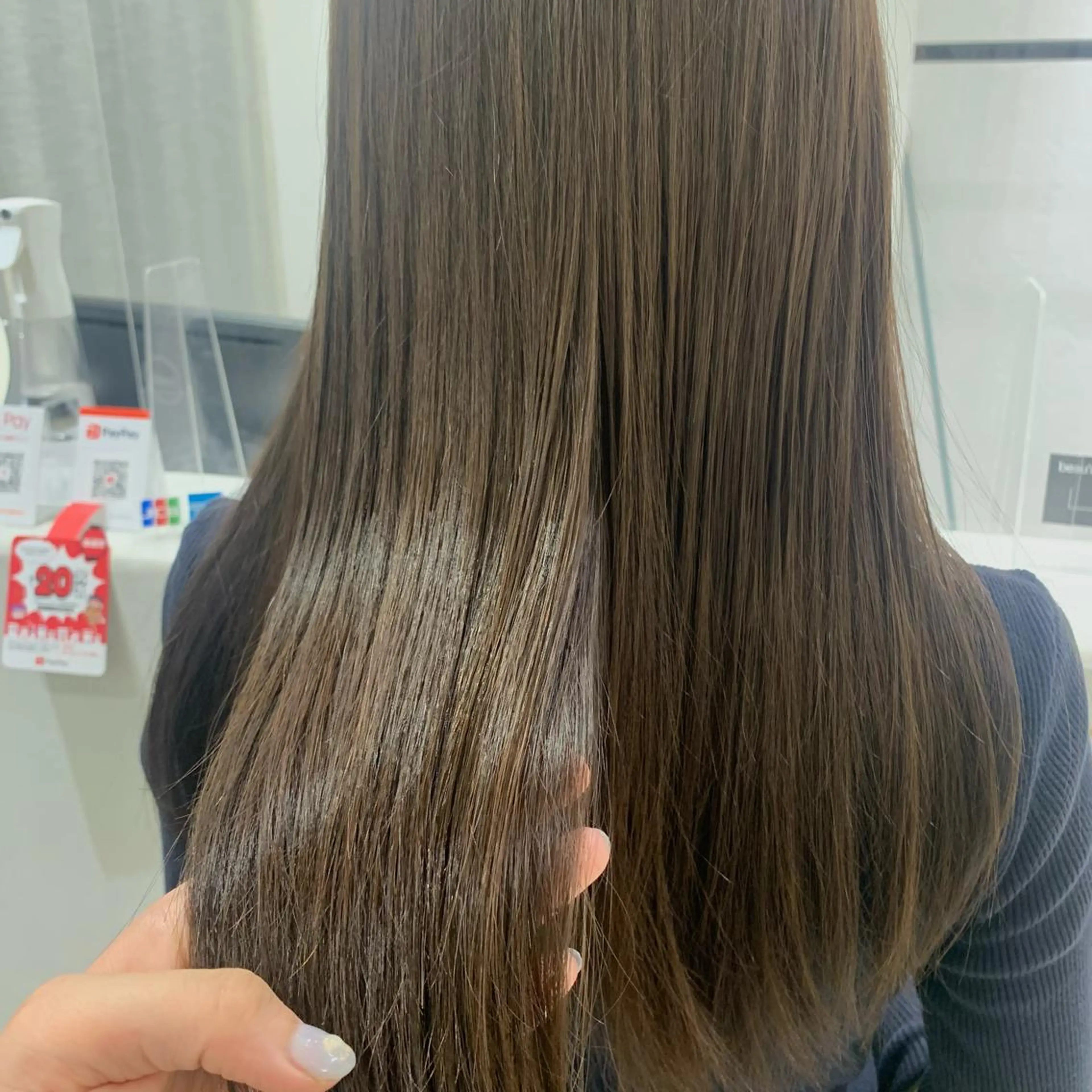 ロング カット 縮毛矯正 ボブ/美髪矯正 /佐藤　奈巳のヘアスタイル