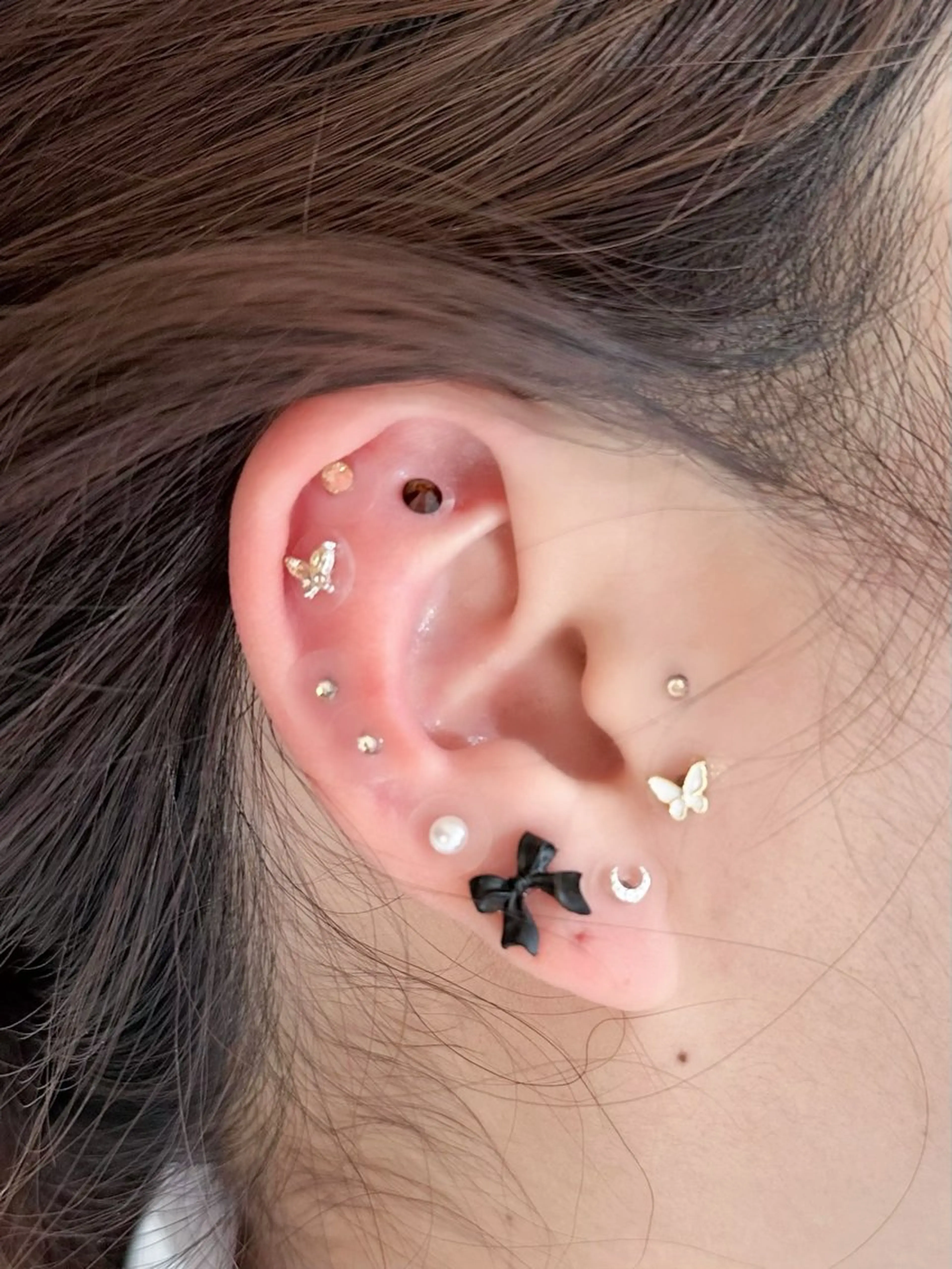 水島臨海鉄道 福井駅から徒歩10分🚶‍♀️ まつ毛パーマ＆耳つぼジュエリー6個💞‪·͜·の写真