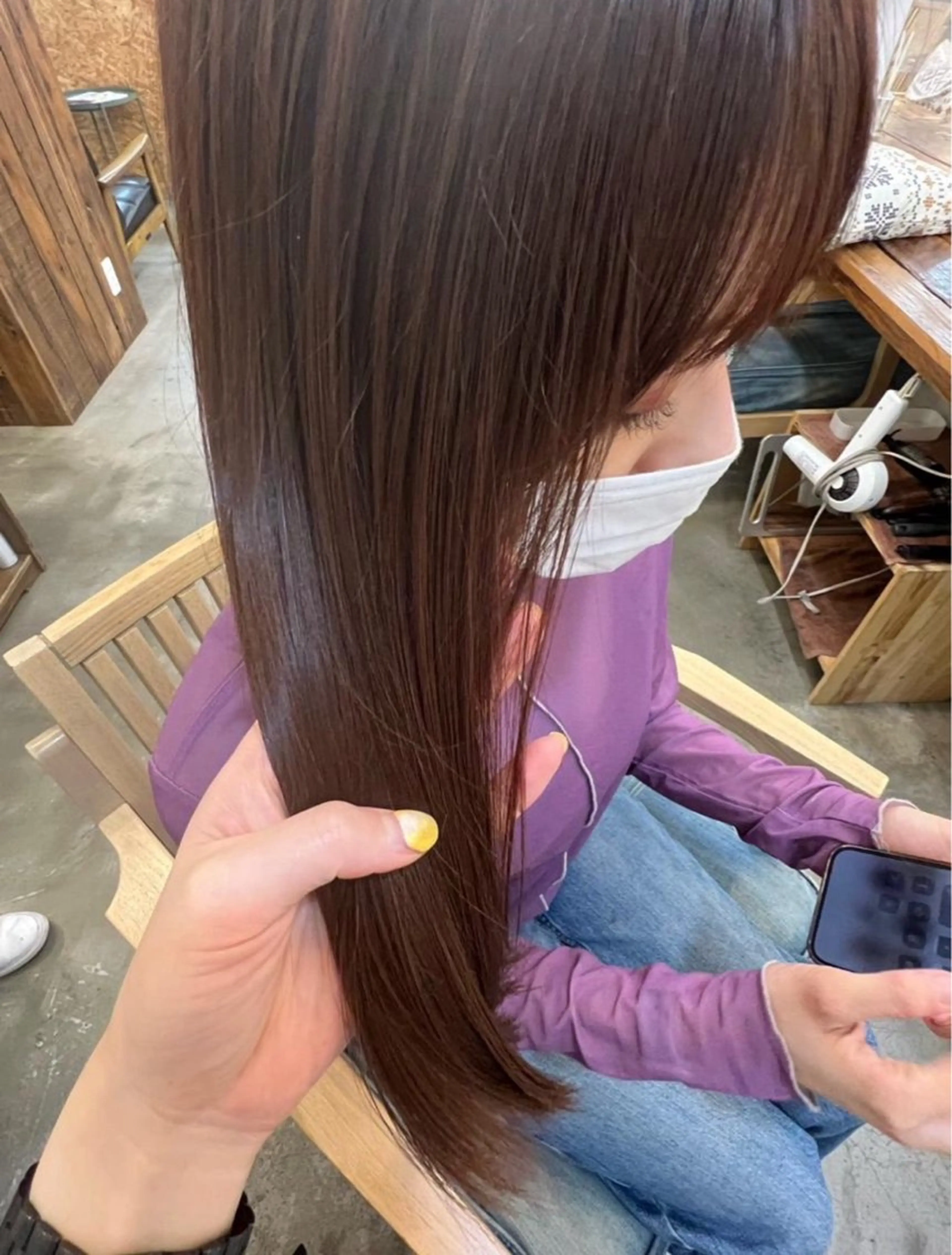 ロング トリートメント 松谷 瑞姫のヘアスタイル