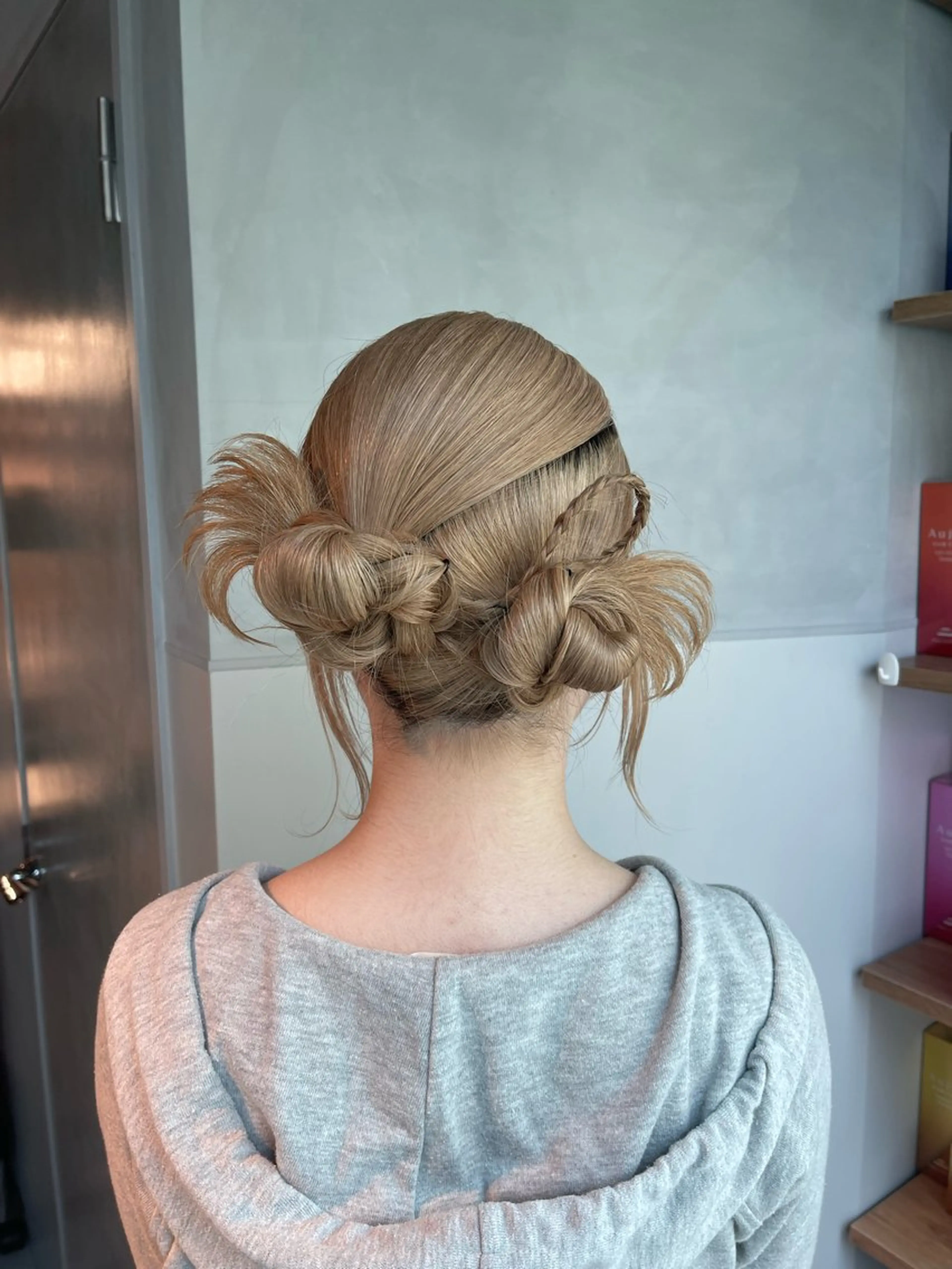 ヘアアレンジ ポニーテール 結婚式・ブライダル 卒業式のヘアスタイル ヘアセット charm《銀座》 ヘアセット/縮毛矯正のヘアスタイル