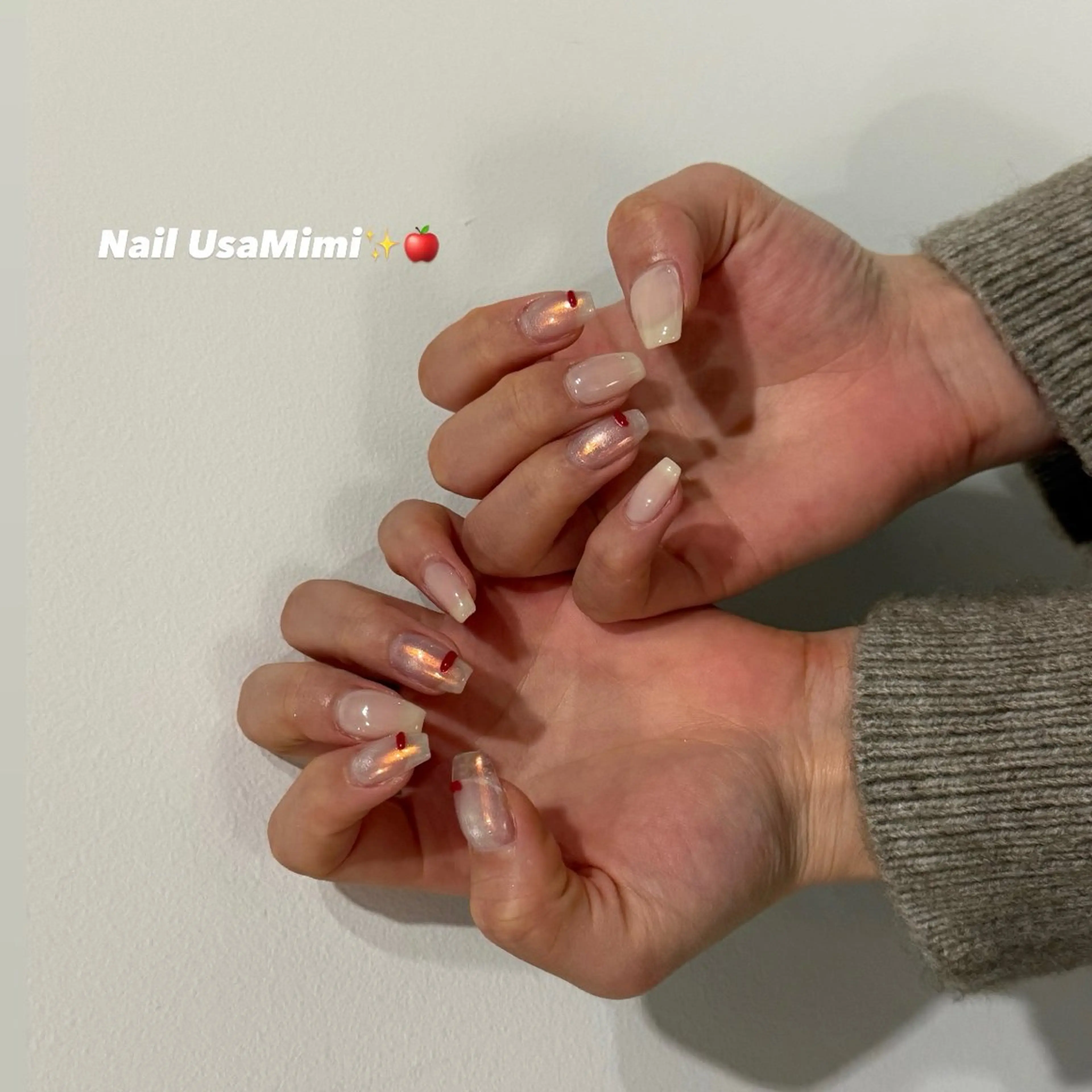 ネイル アートネイル ハンドネイル 本町NailUsaM imi KEINAのネイルデザイン