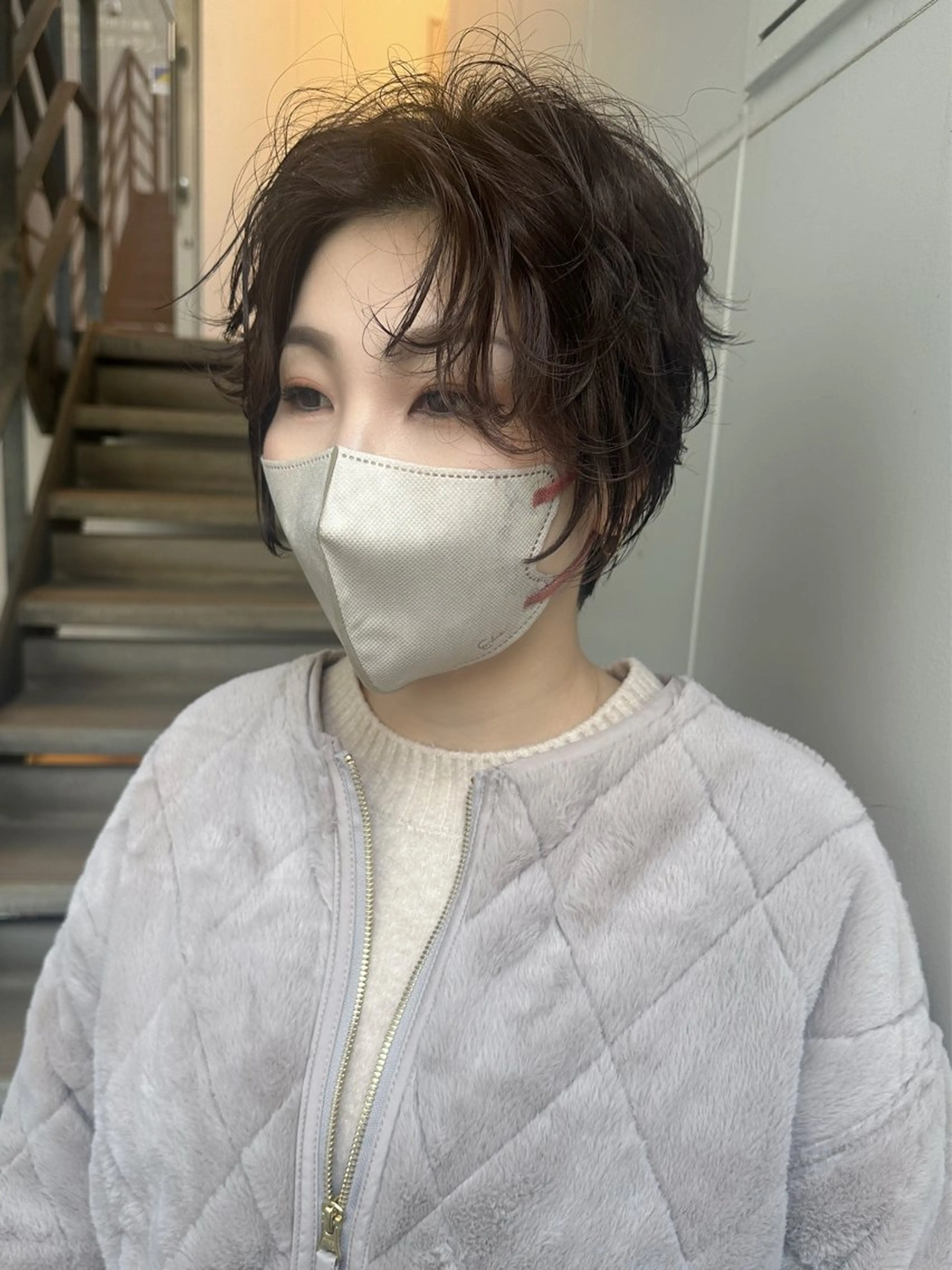 ショート ショートボブ ボブ ショートヘア VIVIE【ヴィヴィ】所属・髪質改善/韓国風 レイヤー/田村祐樹のヘアスタイル