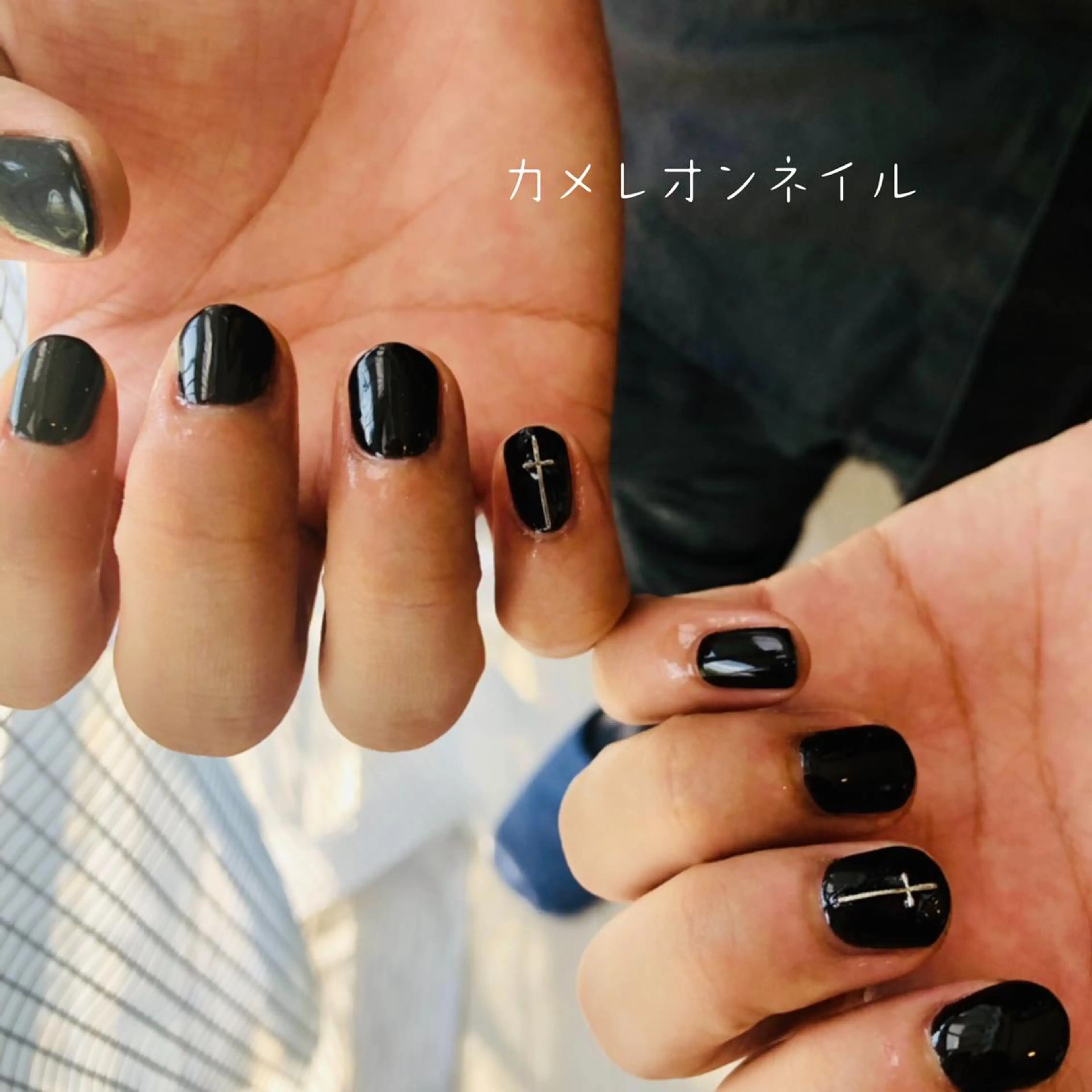 ネイル ジェルネイル メンズネイル ワンカラーネイル パラジェル カメレオンネイル ⭐︎kaori⭐︎のネイルデザイン