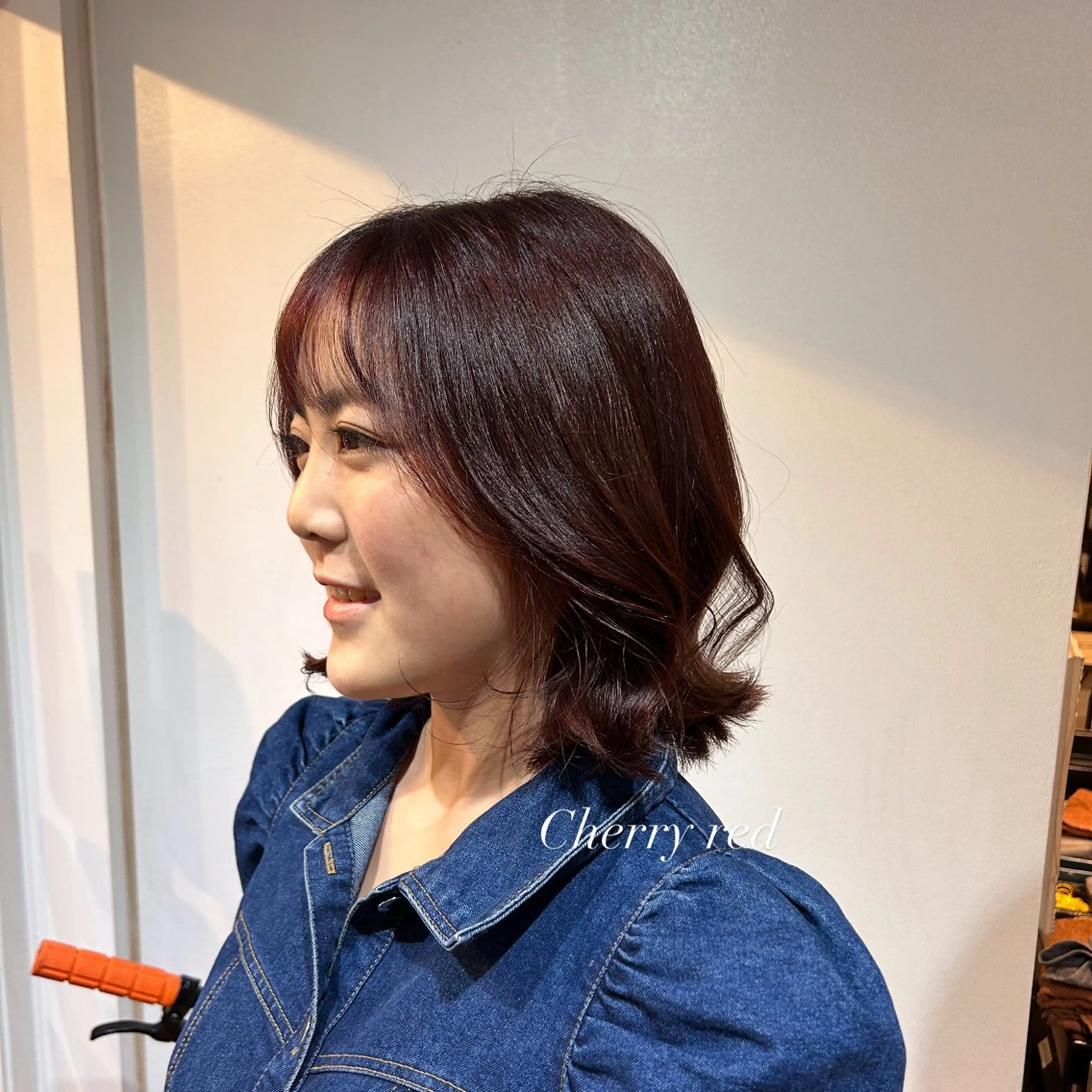 カラー ブリーチ ダブルカラー ブリーチなしカラー レッドカラー feery color 大阪梅田店所属・Rio カラーモデル募集中のヘアスタイル