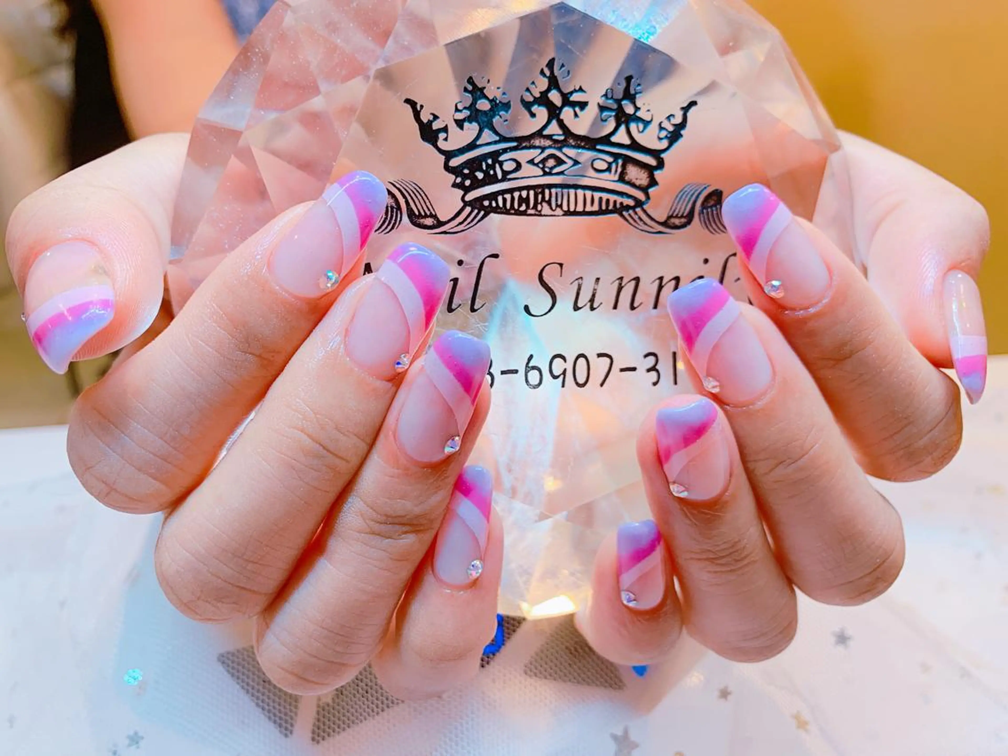 ネイル 長さだし専門店 M2　rikaのネイルデザイン