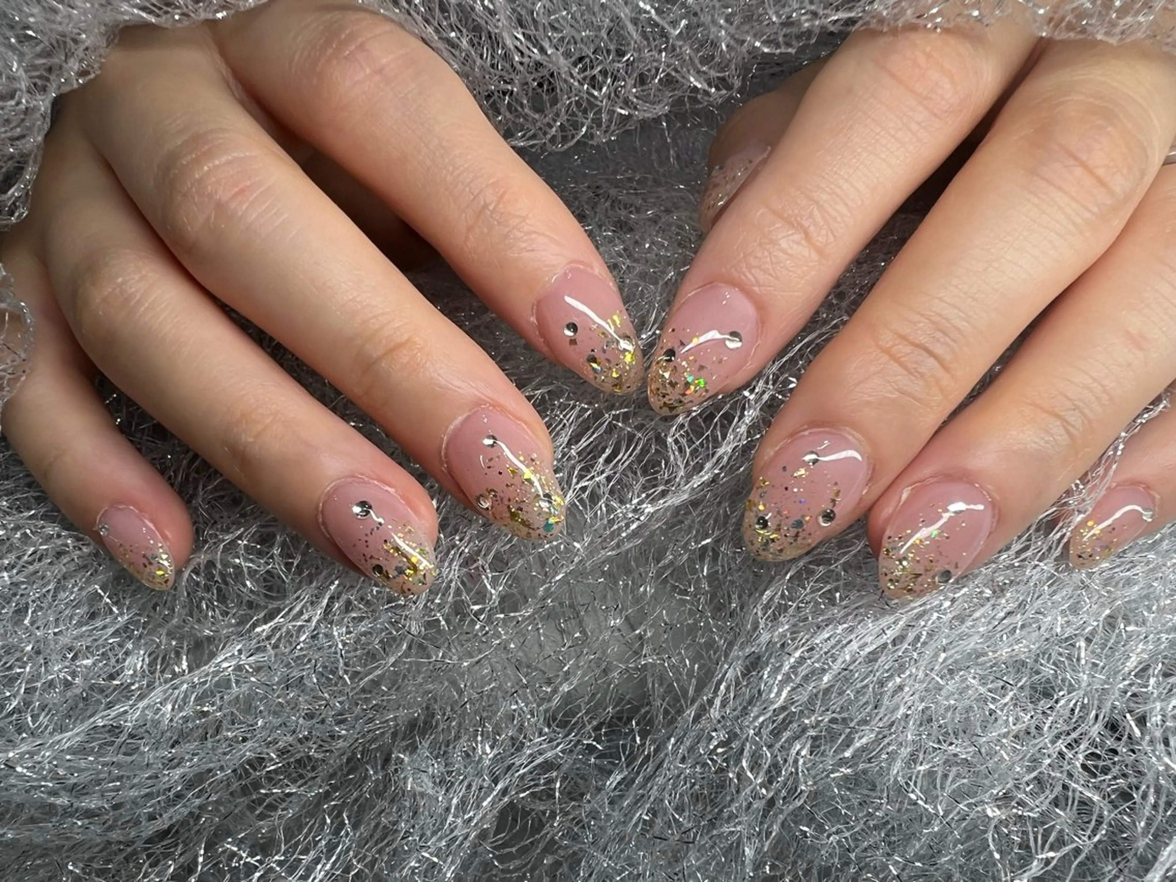 ネイル 長さ出し フットネイル フレンチネイル ジェルネイル 韓国ネイル ハンドネイル More Glam 池袋東口店のネイルデザイン