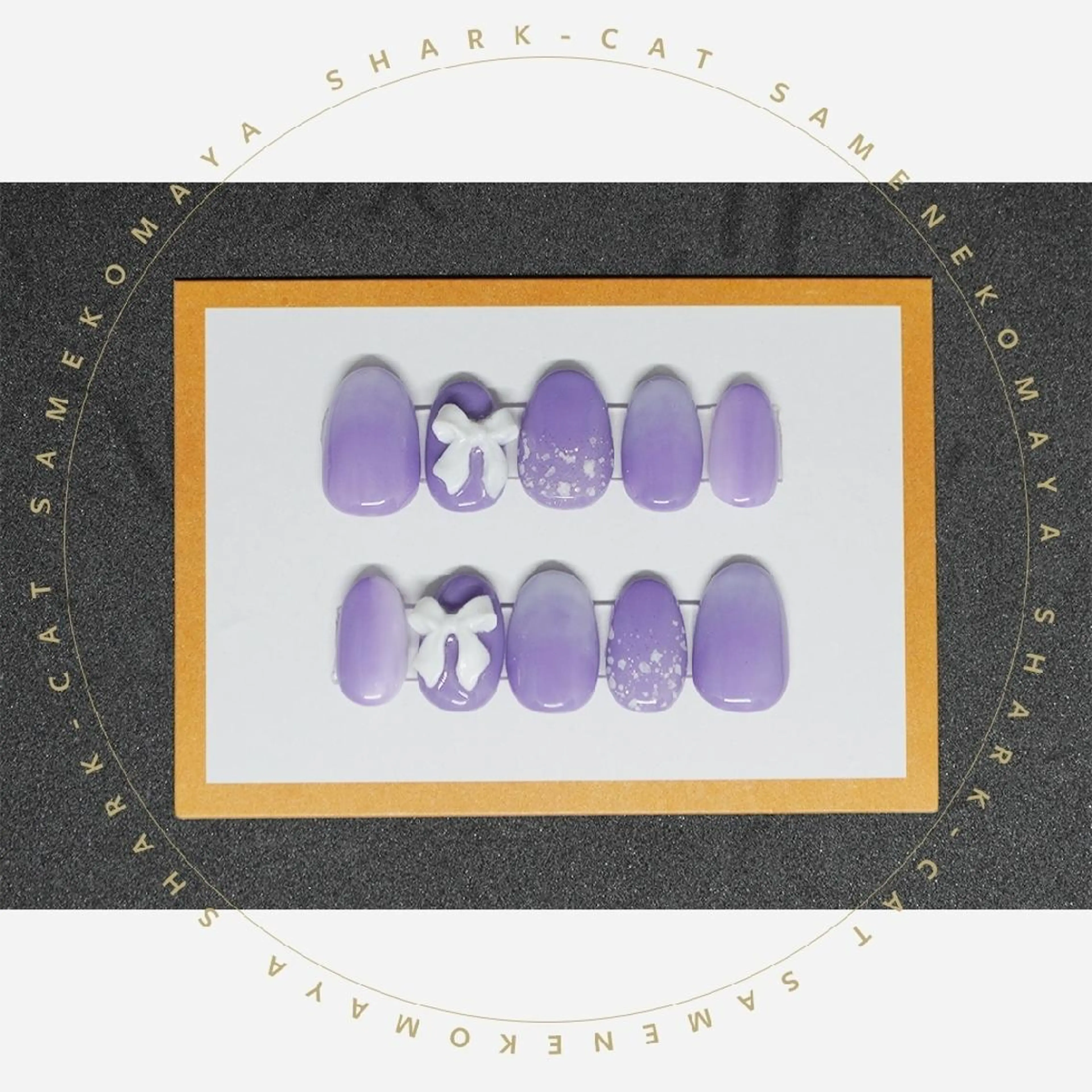 ネイル サメ猫 マーヤのネイルデザイン
