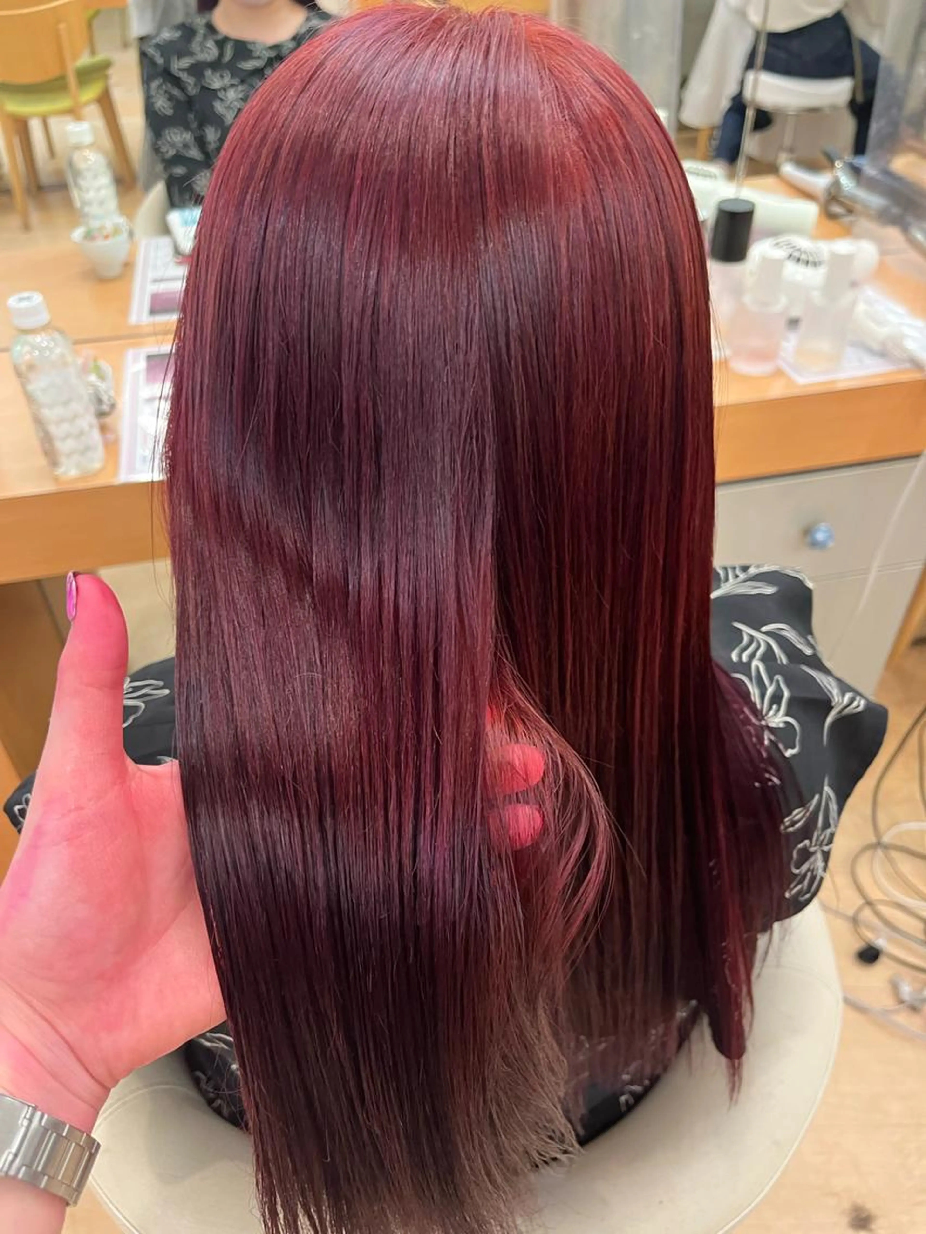 【再来様用】カット+ブリーチ無しWカラー+超音波アイロントリートメント️🩵の写真