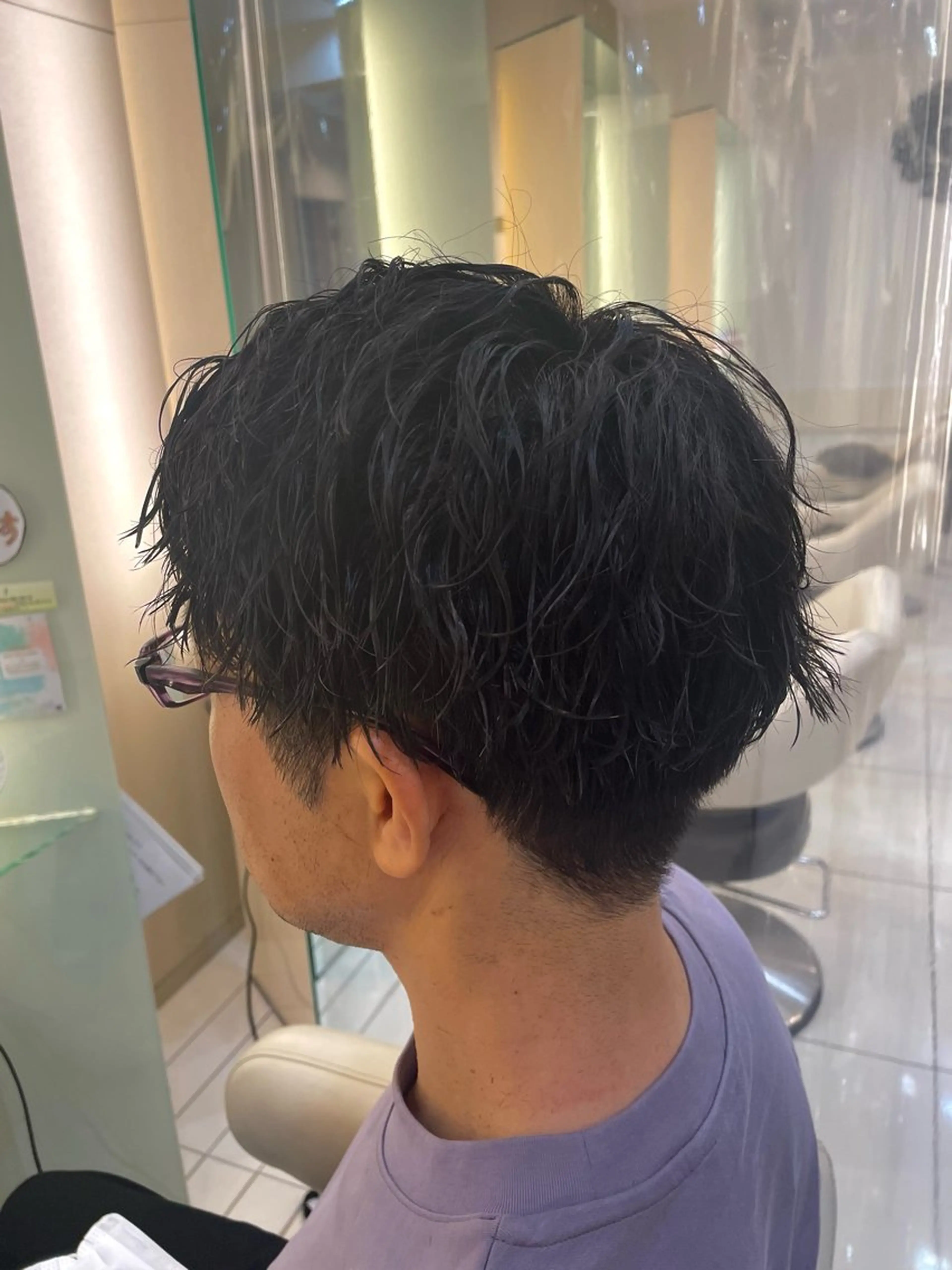 ショート パーマ メンズ カット パーマ リリー /Men's/パーマのヘアスタイル