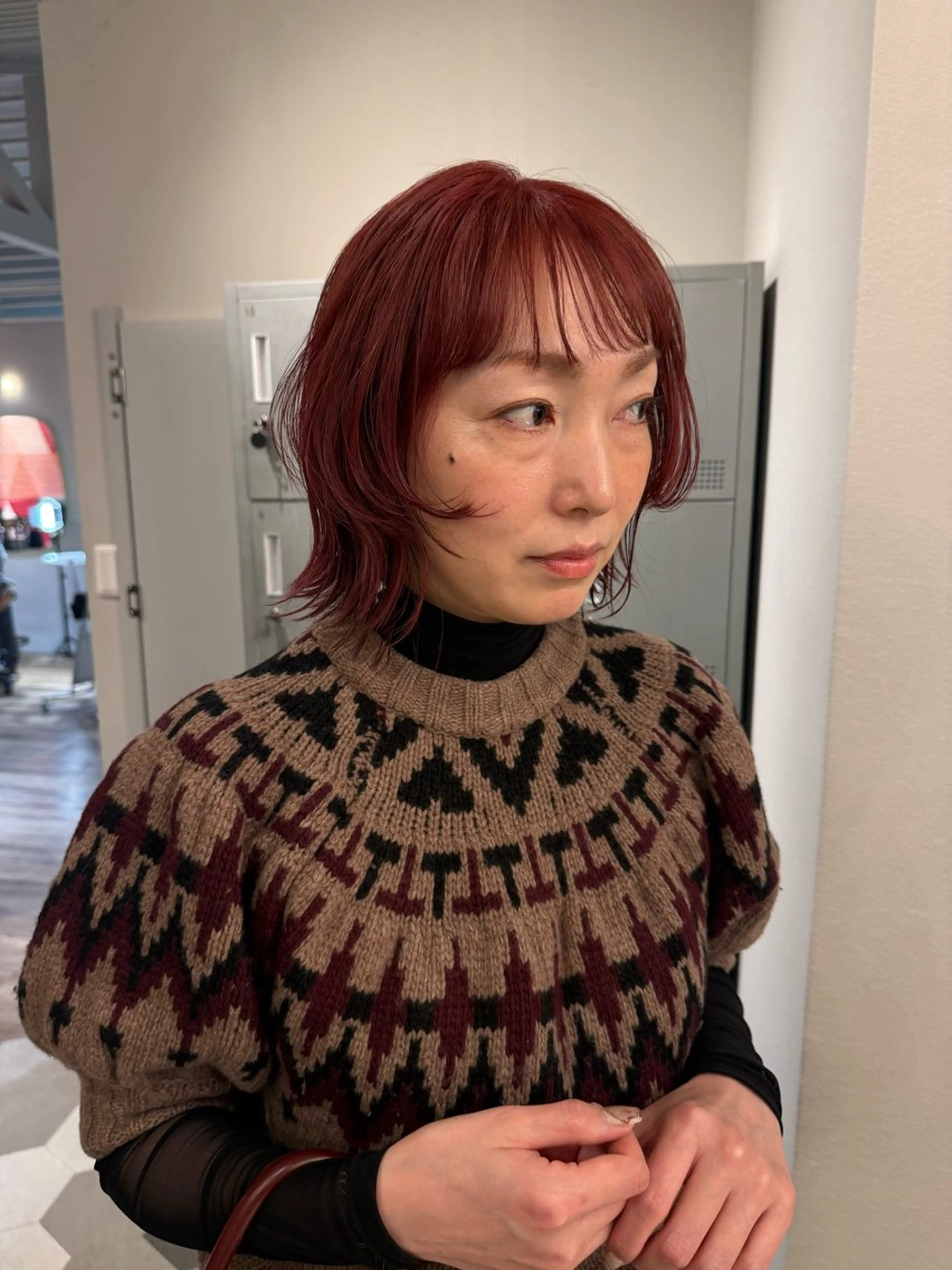 アイブロウ ブリーチ/アレンジ 天満/chihiroのヘアスタイル